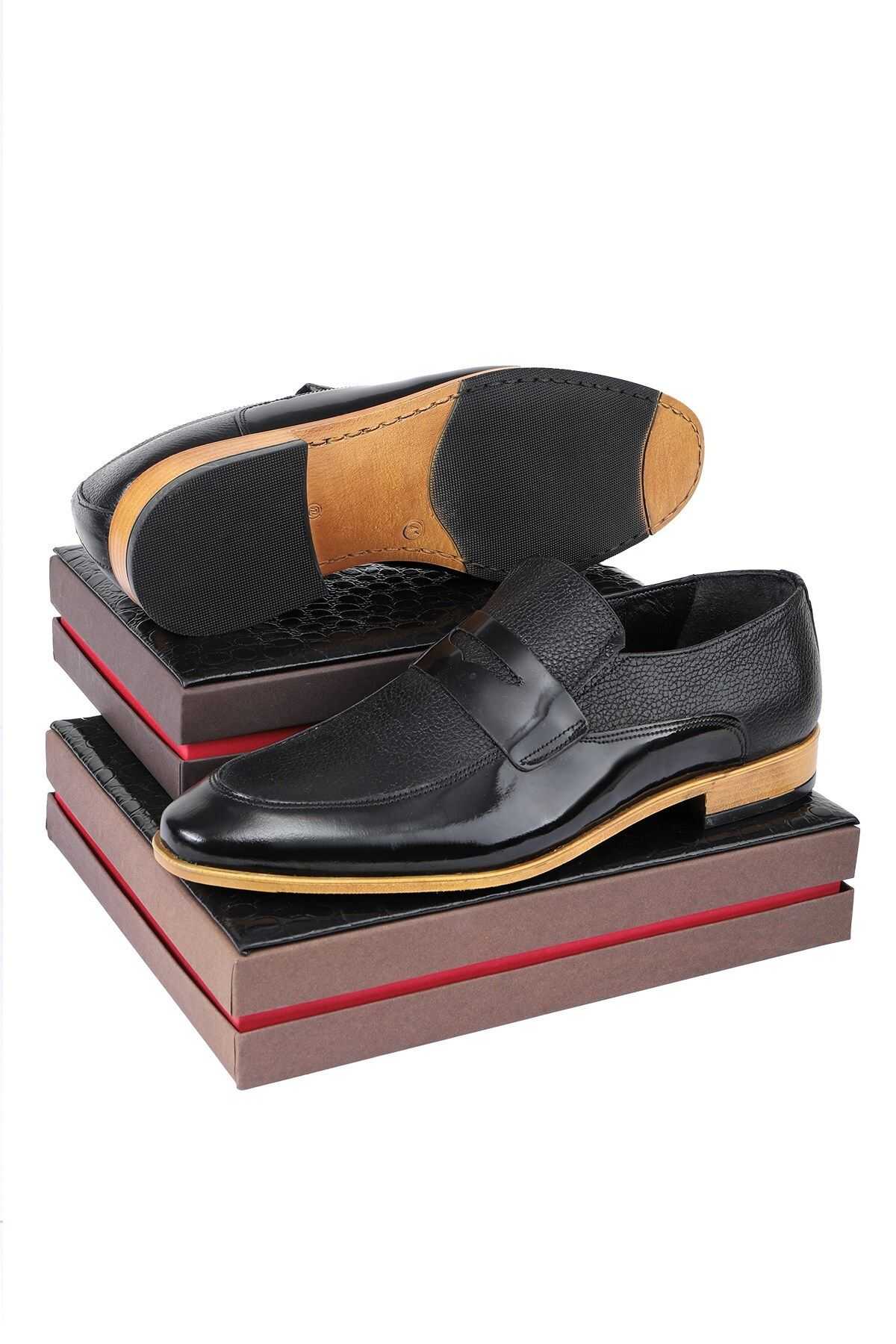 کفش کلاسیک مردانه چرم اصل Milazzo، کفش کلاسیک لوفر