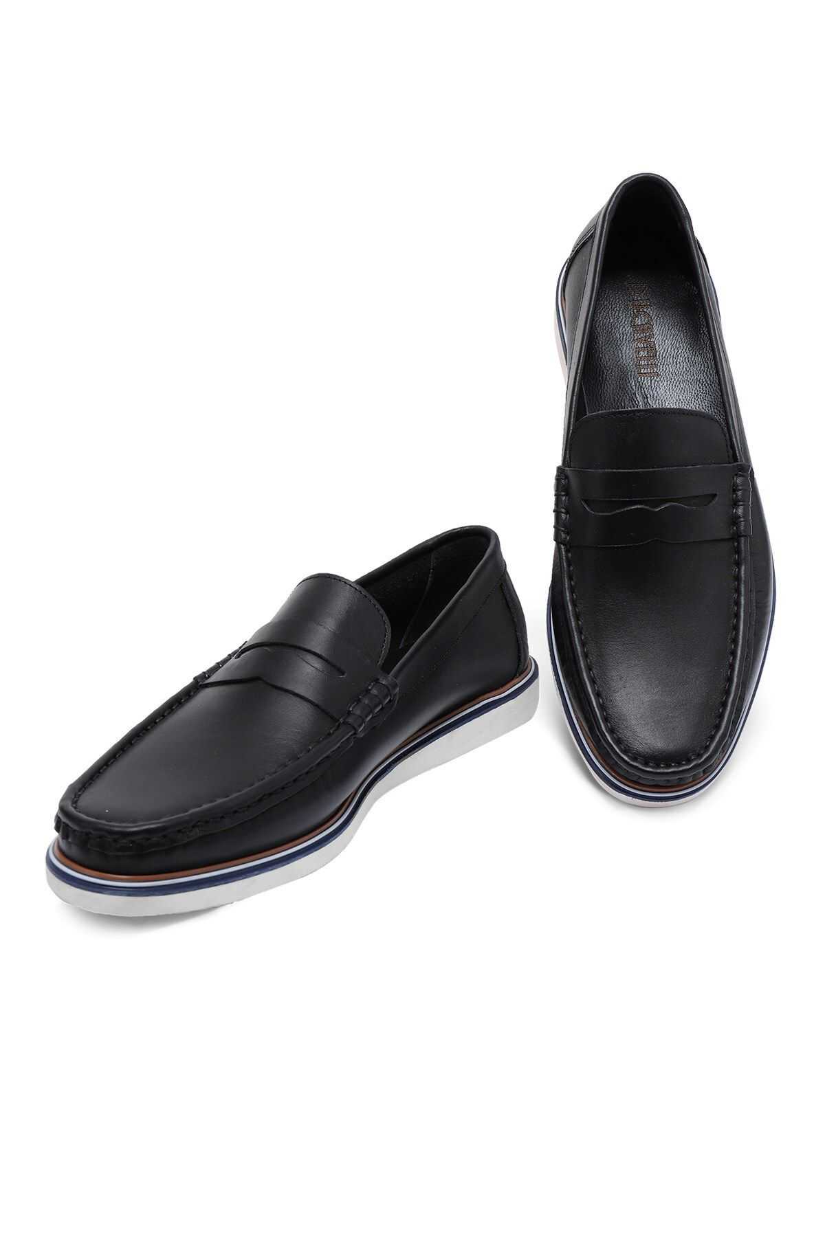 کفش راحتی مردانه چرم اصل ویتوریا کفش لوفر