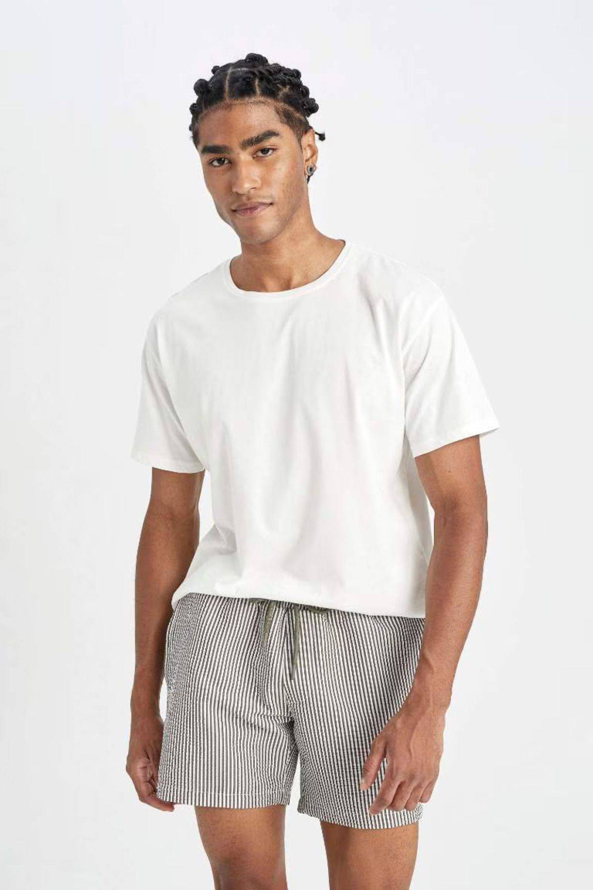 شورت شنا راه راه B7535ax24hs