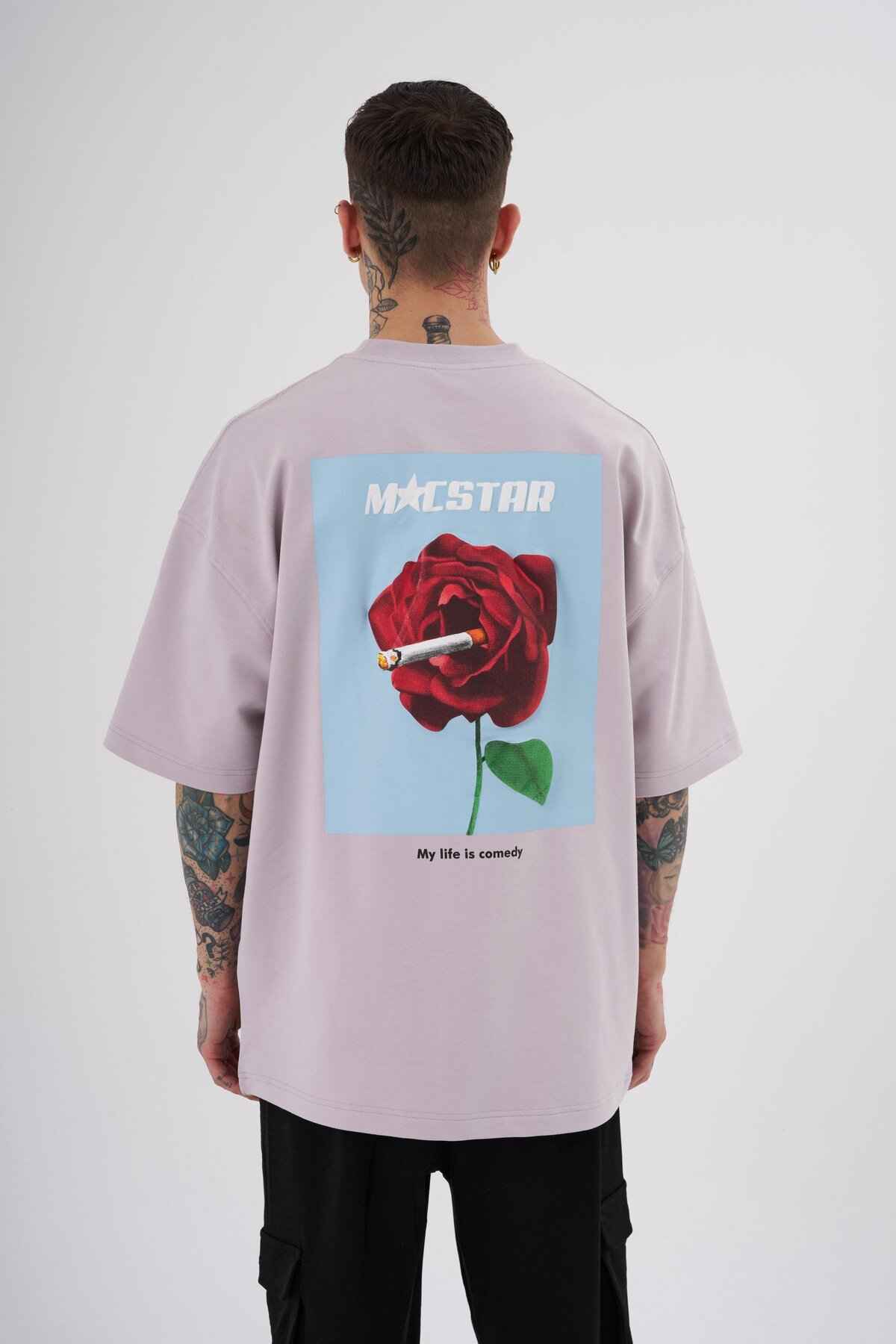 تیشرت اکرو سایز بزرگ مردانه زندگی من کمدی است