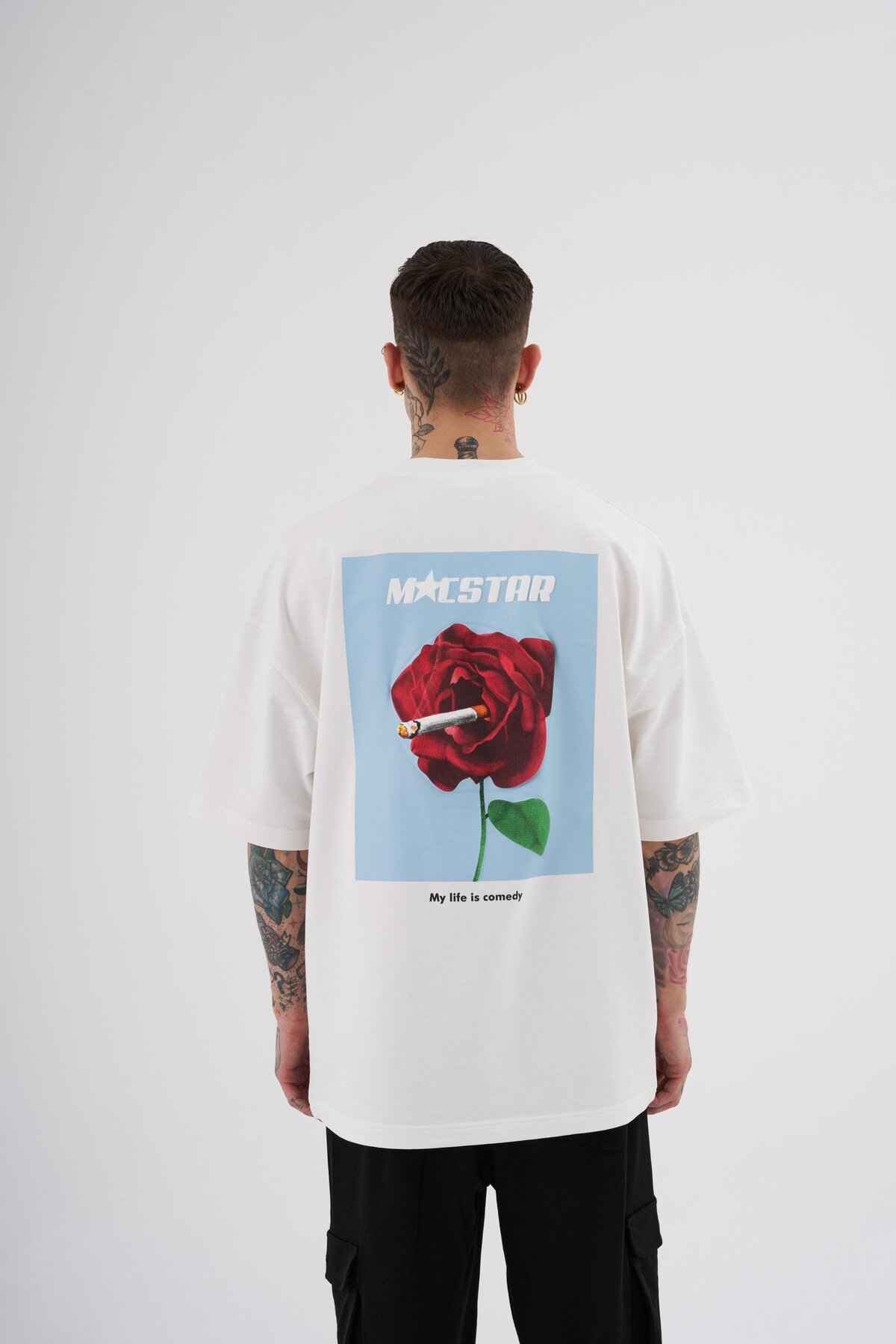 تیشرت اکرو سایز بزرگ مردانه زندگی من کمدی است