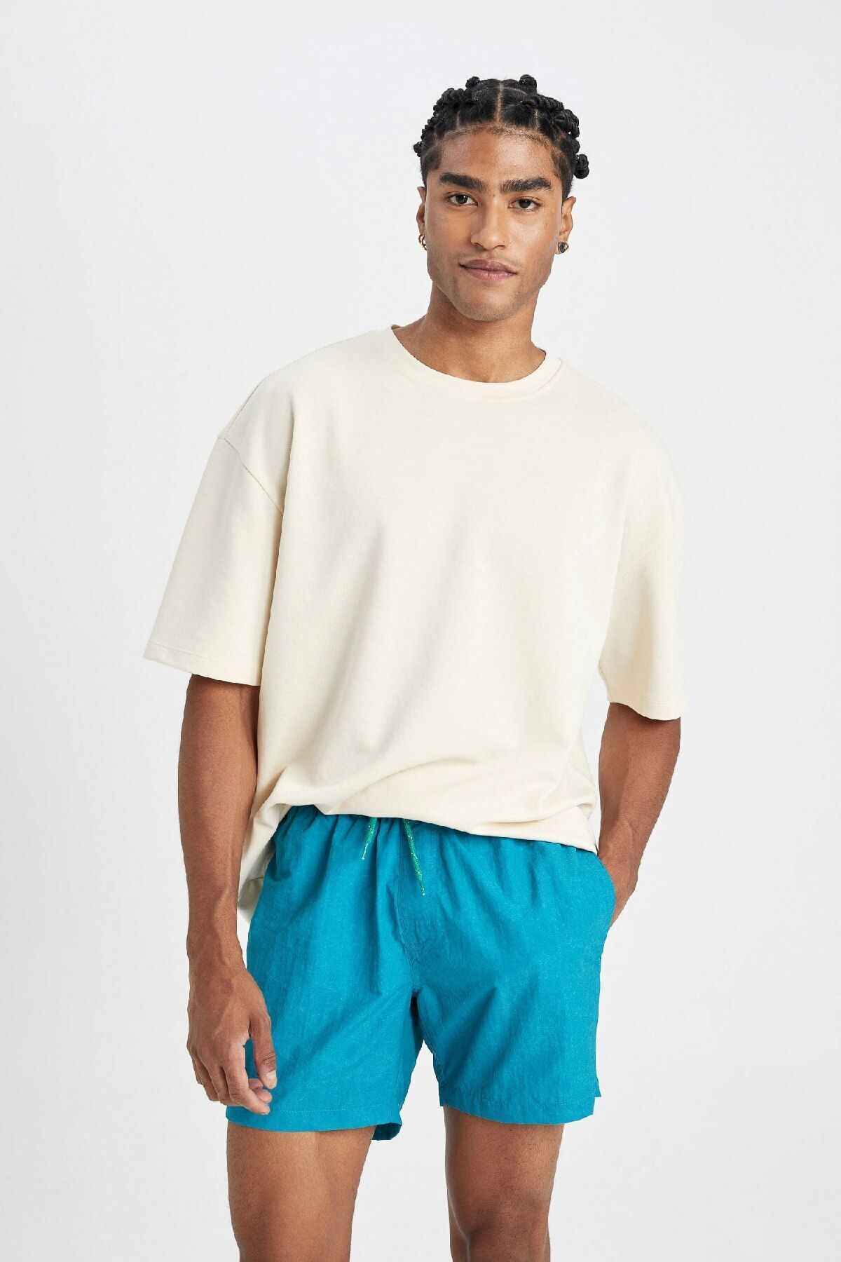 شورت شنا کوتاه مشبک قابل شستشو