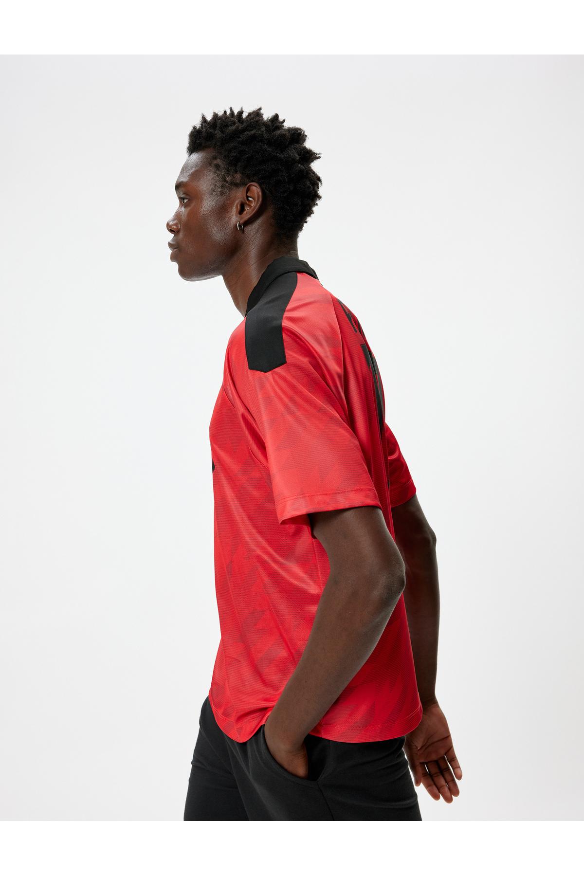 تیشرت کالج آستین کوتاه یقه پولو