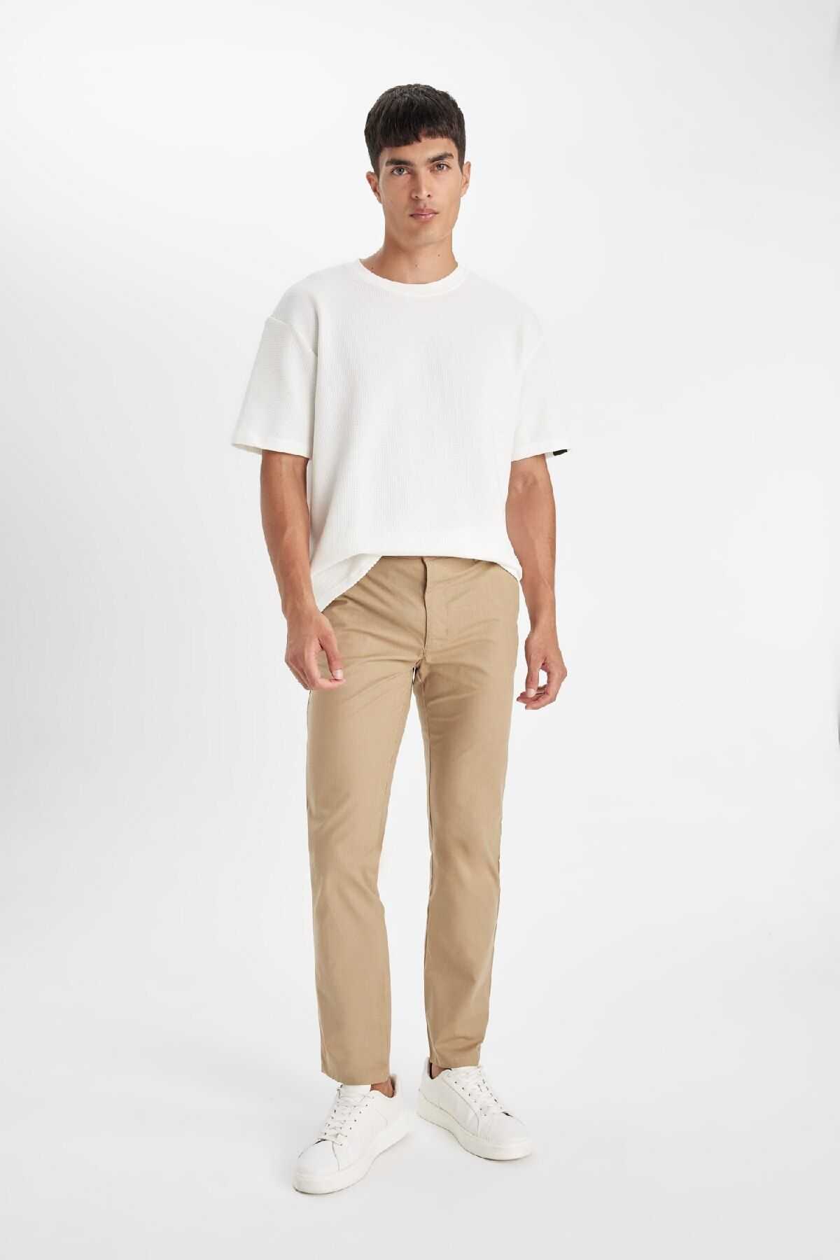 شلوار کانواس چینو پا راست