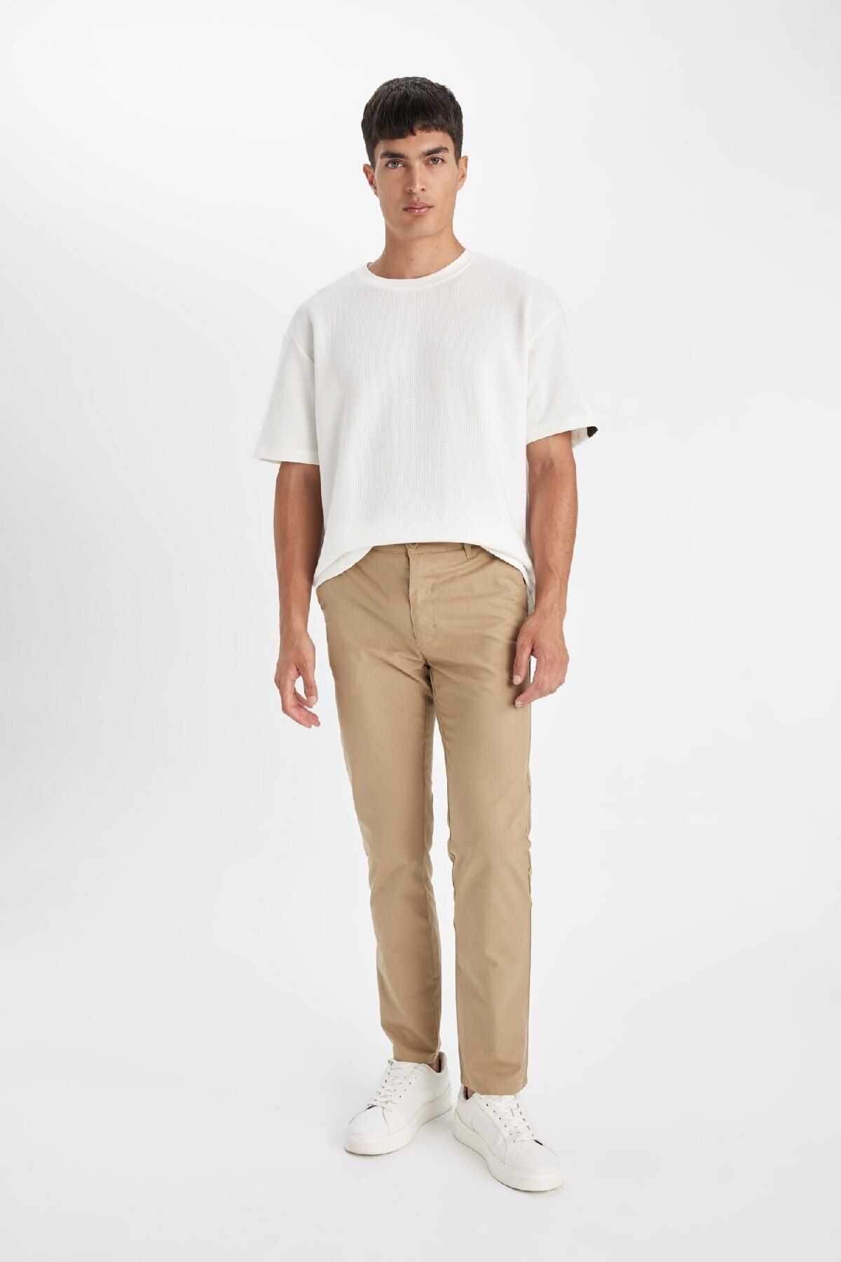 شلوار کانواس چینو پا راست