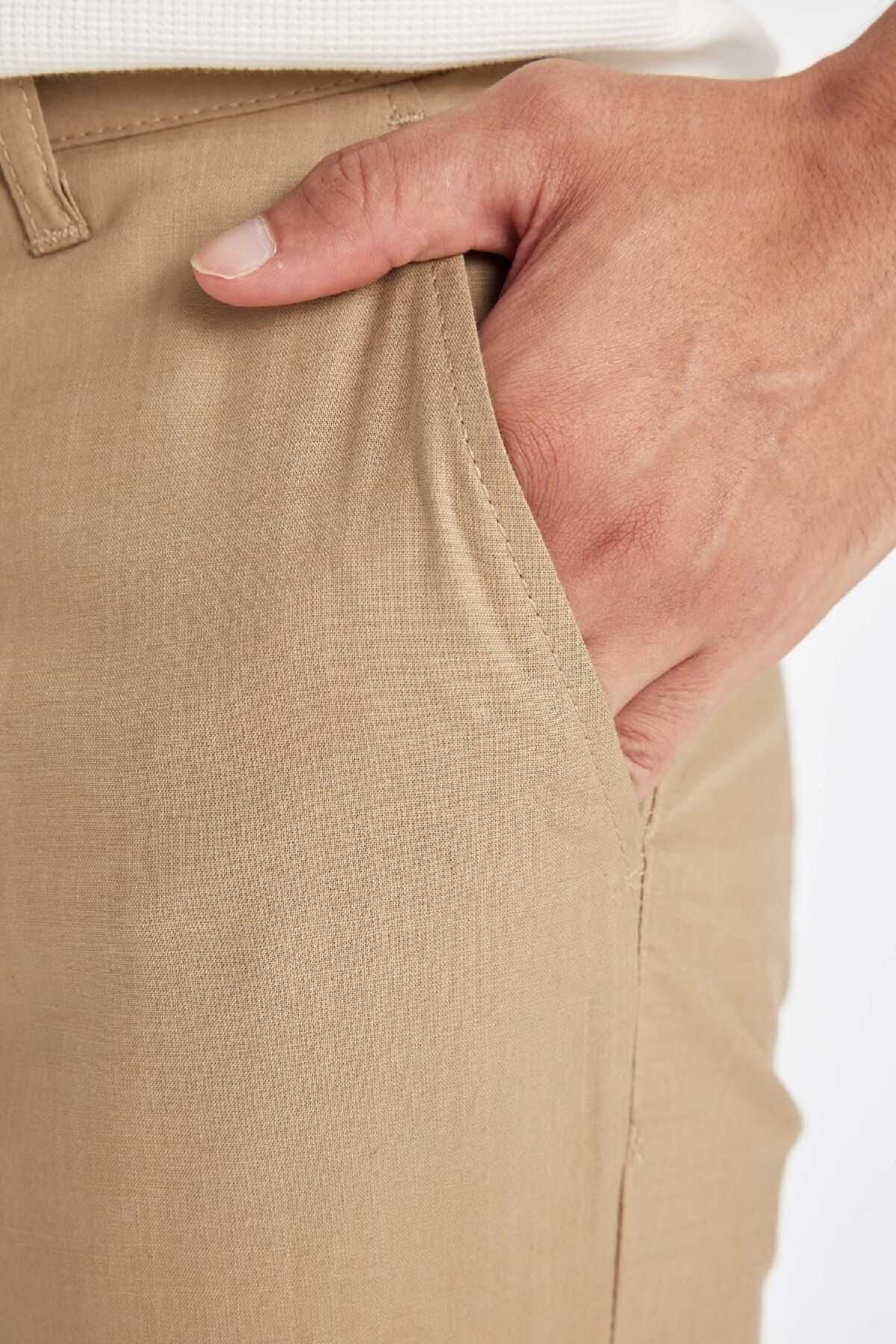 شلوار کانواس چینو پا راست