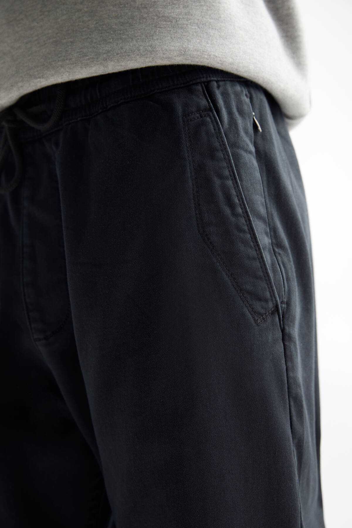 شلوار دودی بافتنی نرم