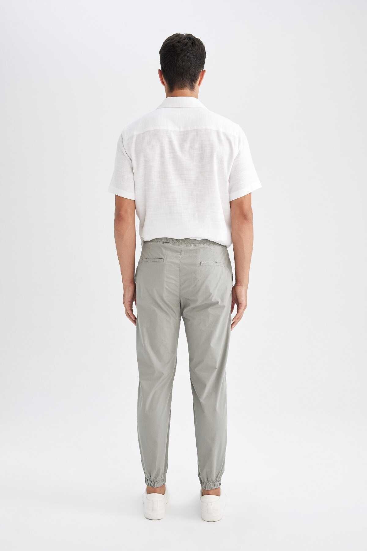 شلوار نخی الاستیک Leg Jogger D7782ax24au