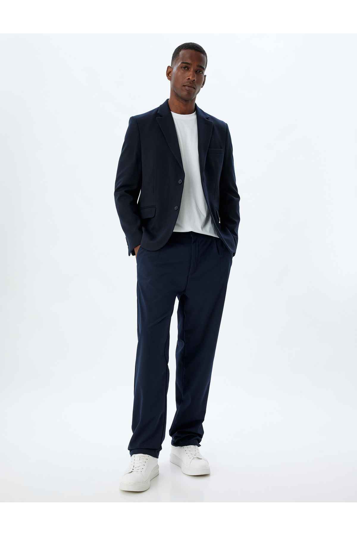 ژاکت بلیزر باریک با جزئیات جیب فلپ