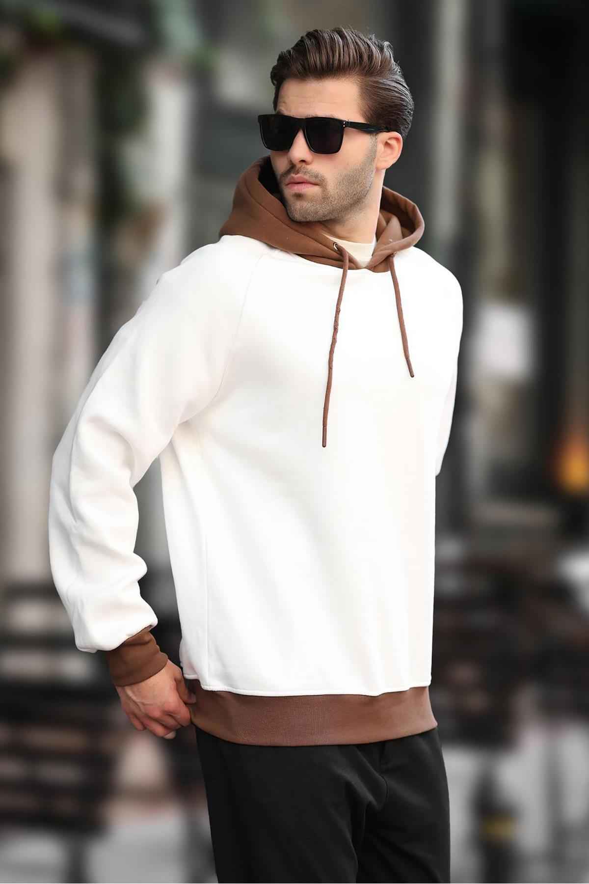 سویشرت بلوک دار با رنگ مشکی