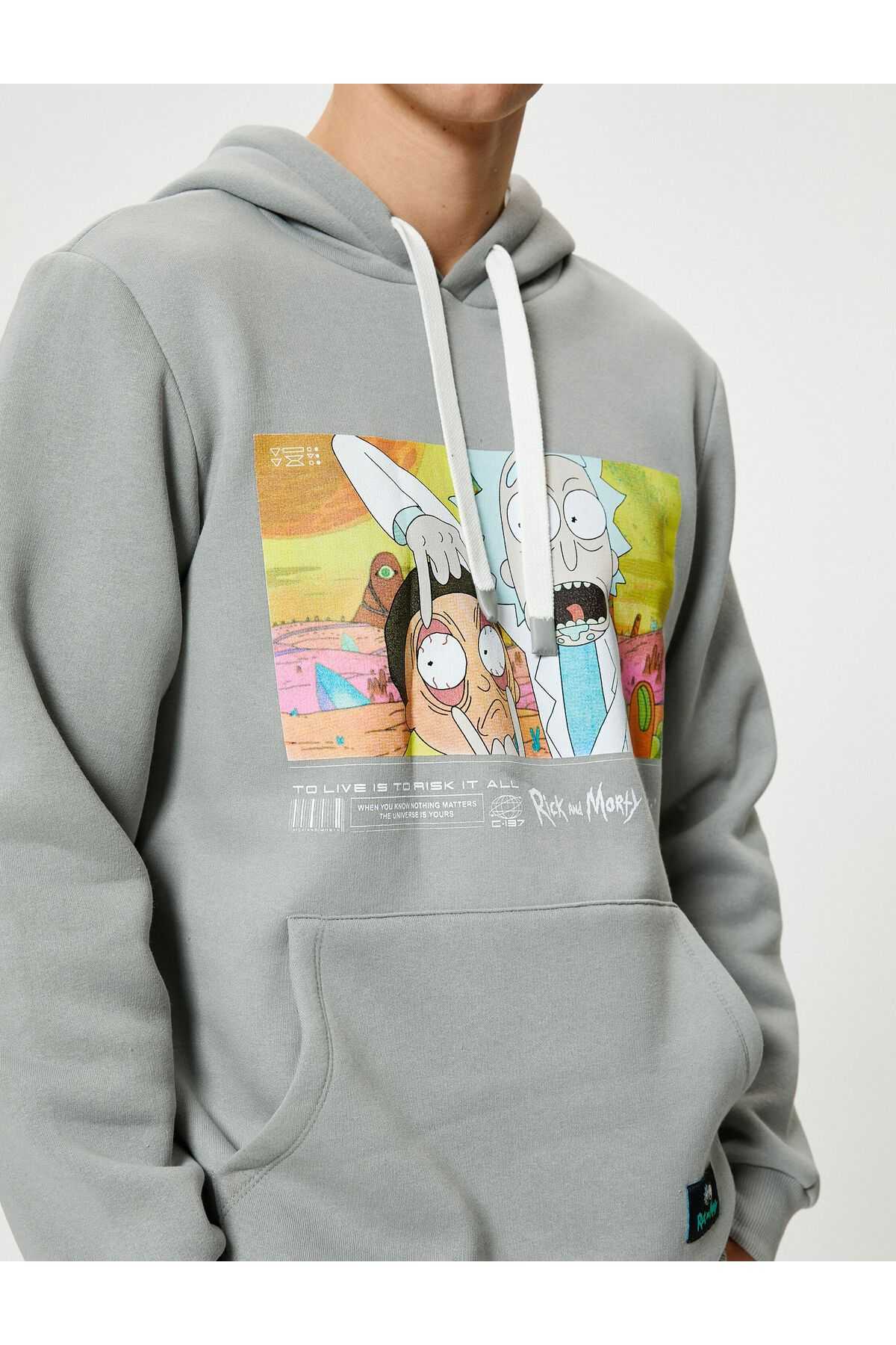 ریک و مورتی هودی کانگورو جیبی مجوز چاپ شده است