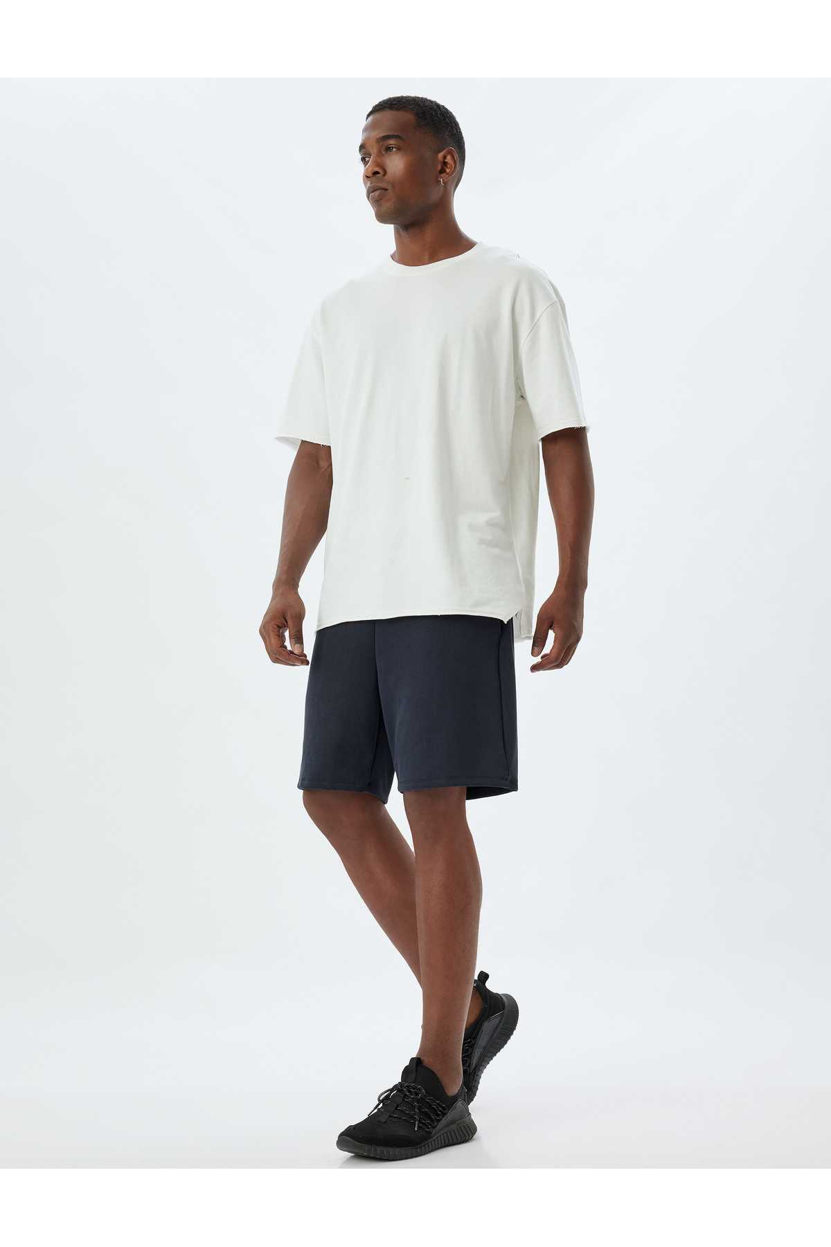 Sports کوتاه کمر کوتاه جزئیات موبایل مودال مخلوط