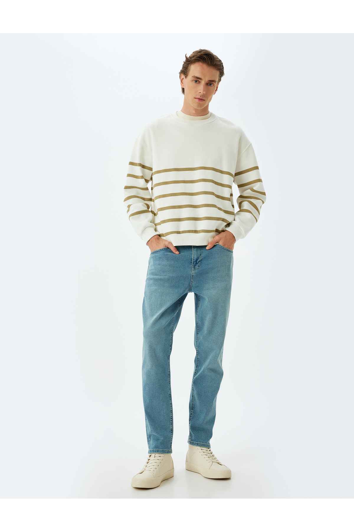 شلوار جین مردانه نیلی سبک