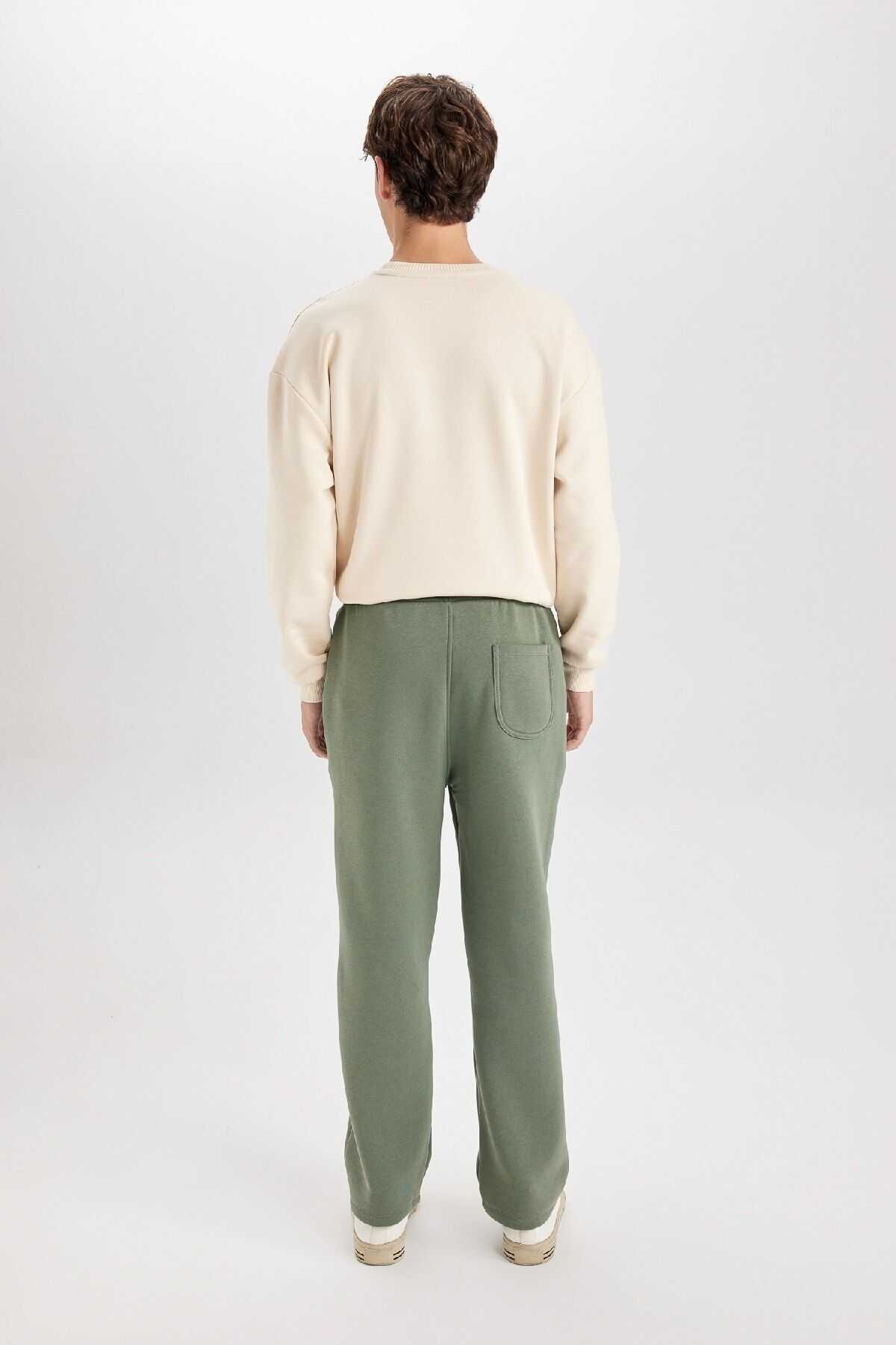 شلوار ورزشی ریلکس فیت سه جیبی ضخیم D8095ax24au