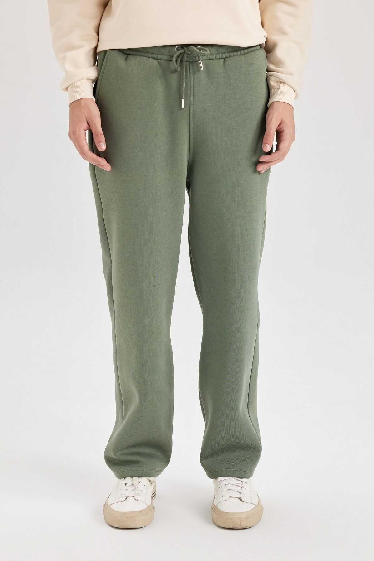 شلوار ورزشی ریلکس فیت سه جیبی ضخیم D8095ax24au