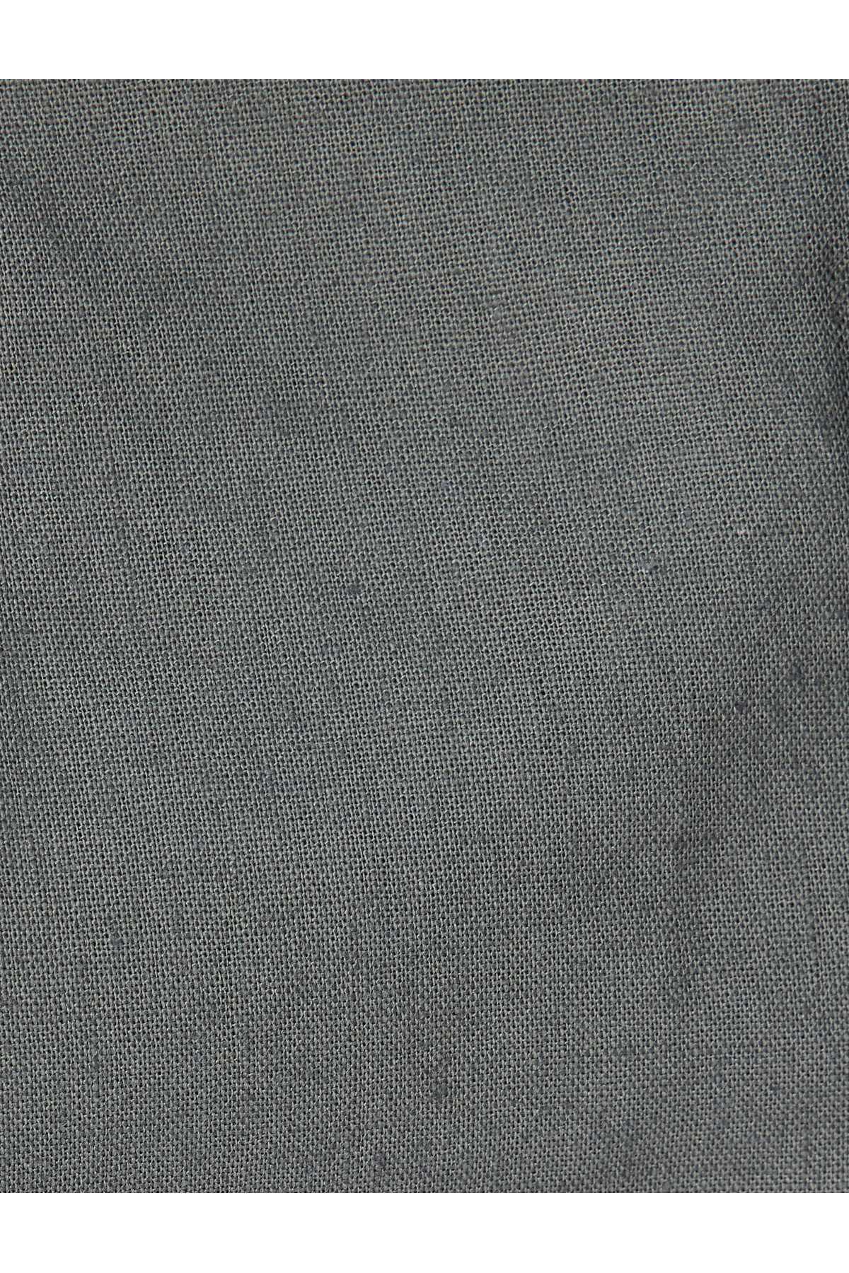 شلوارک ترکیبی کتانی برمودا چینو با جزئیات جیبی