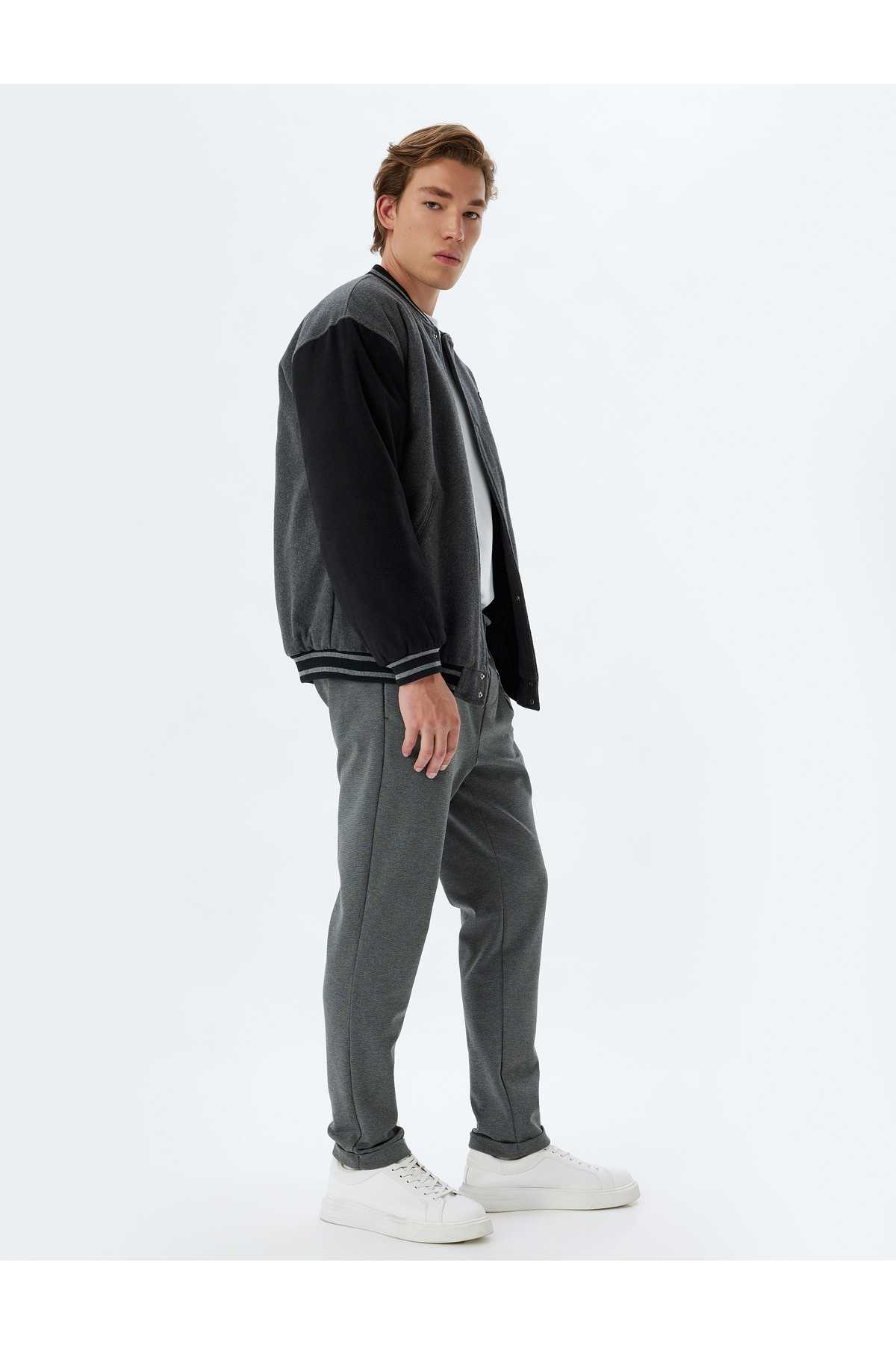 شلوار کمری توری با جزئیات جیب