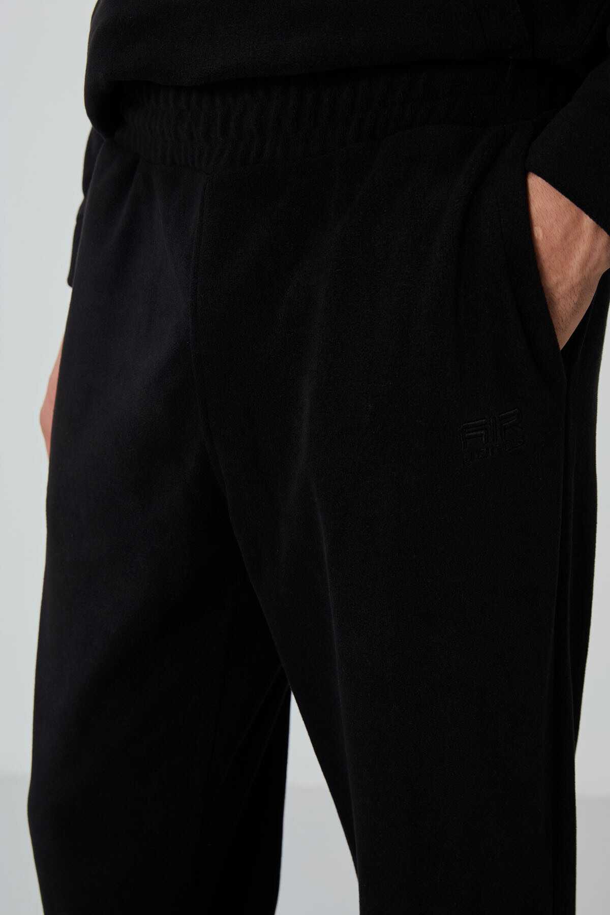 لباس ورزشی مردانه Carol Black Fleece - 85226