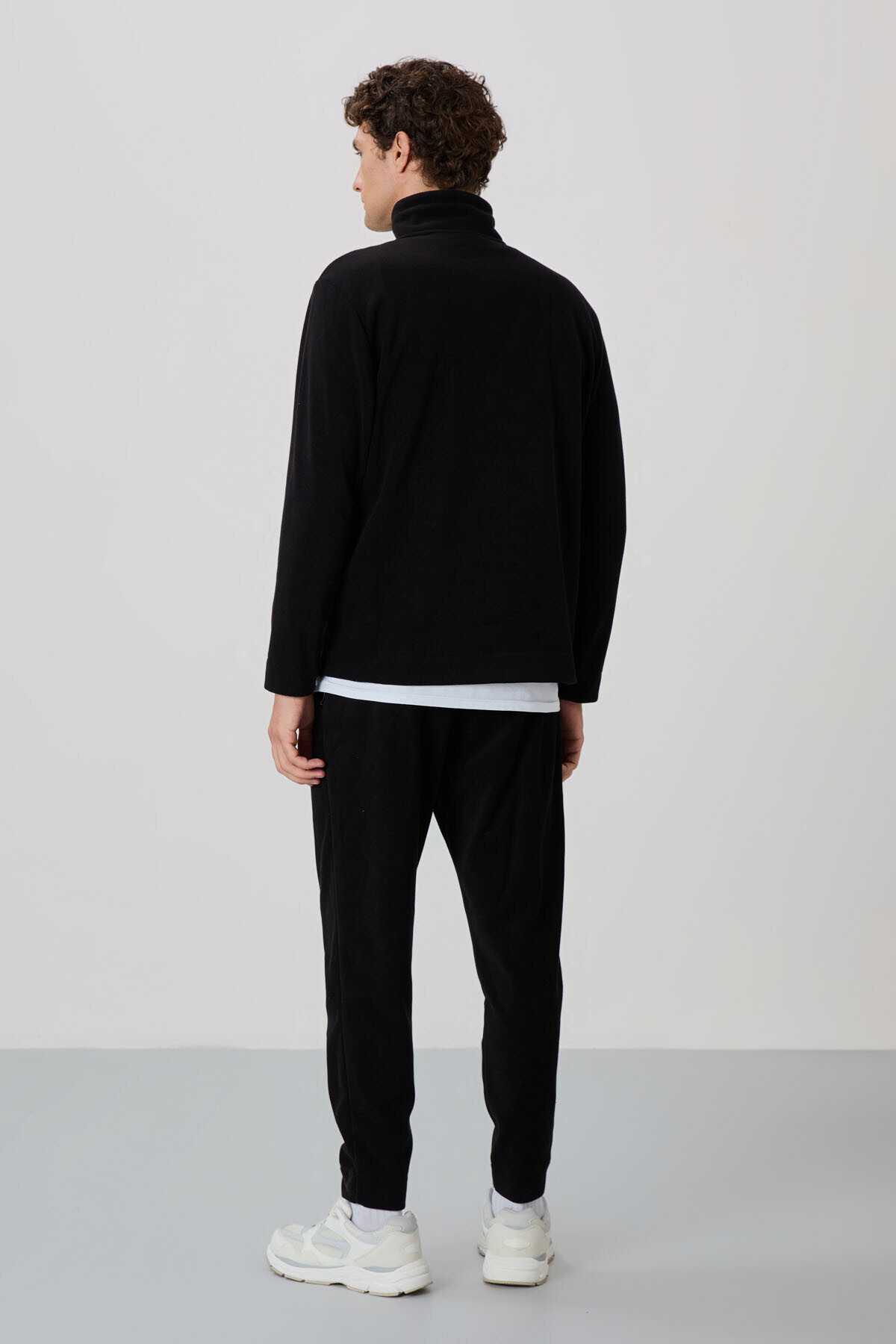 لباس ورزشی مردانه Carol Black Fleece - 85226