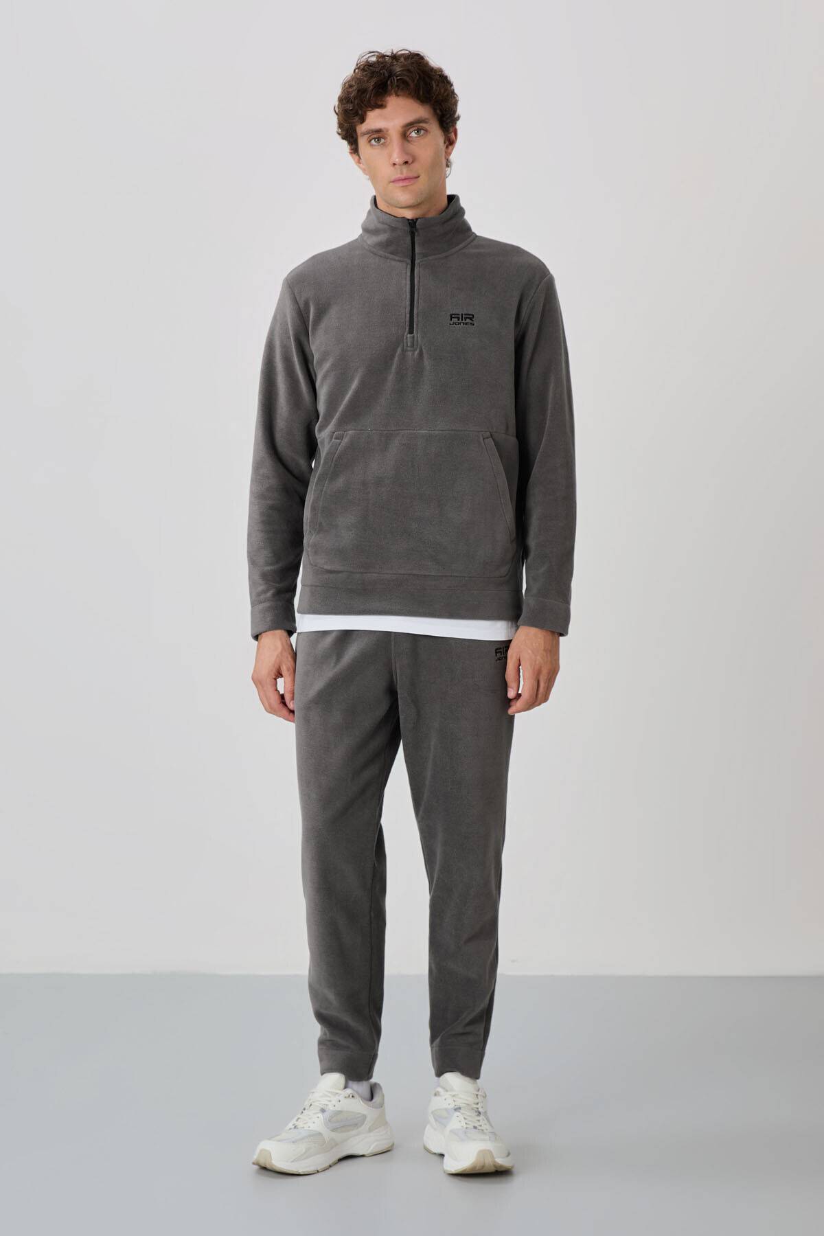 لباس ورزشی مردانه Carol Black Fleece - 85226