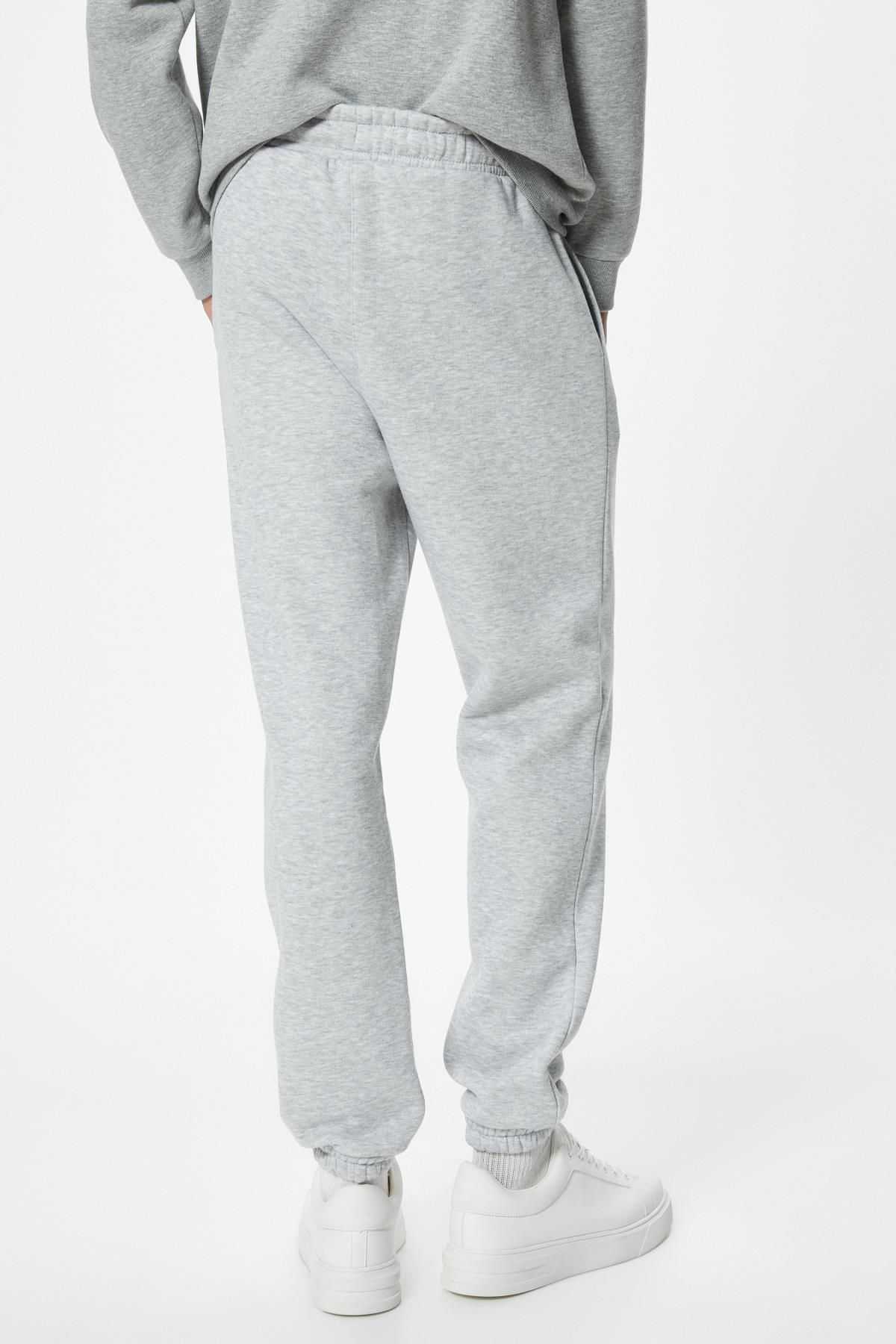 شلوار ورزشی Jogger با دور کمر توری و جزئیات جیب