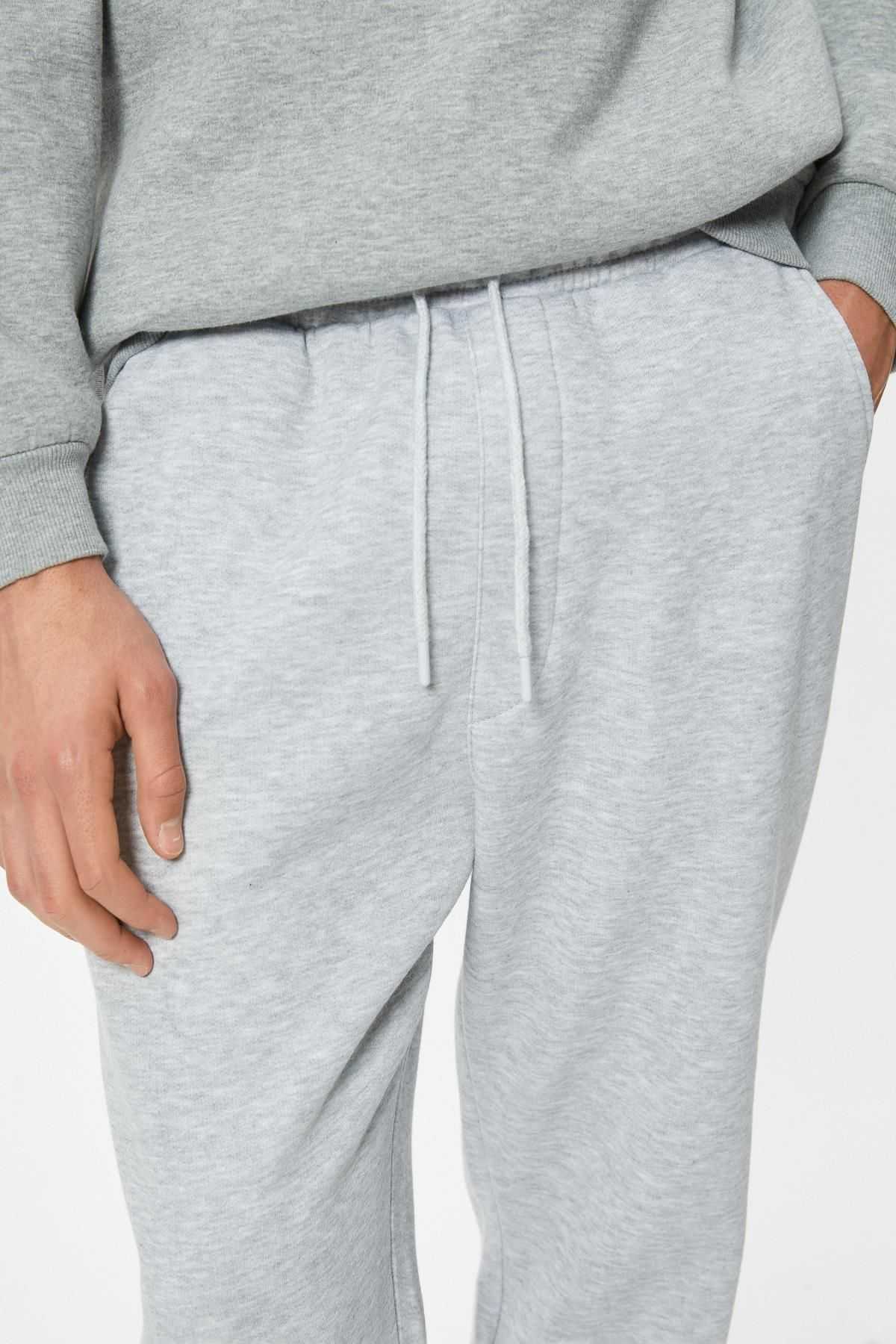 شلوار ورزشی Jogger با دور کمر توری و جزئیات جیب