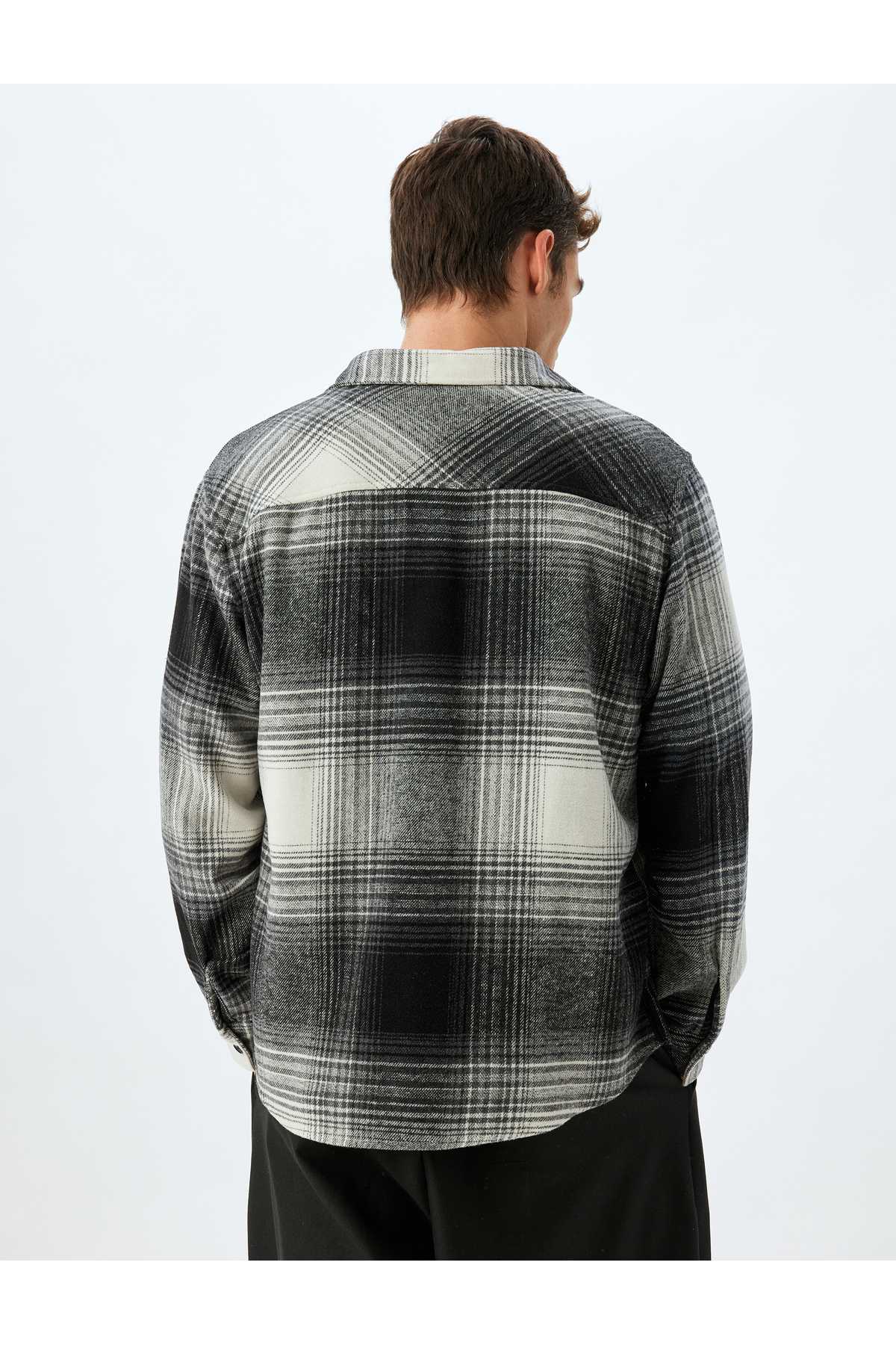 ترکیب پنبه آستین بلند پیراهن چوب جک