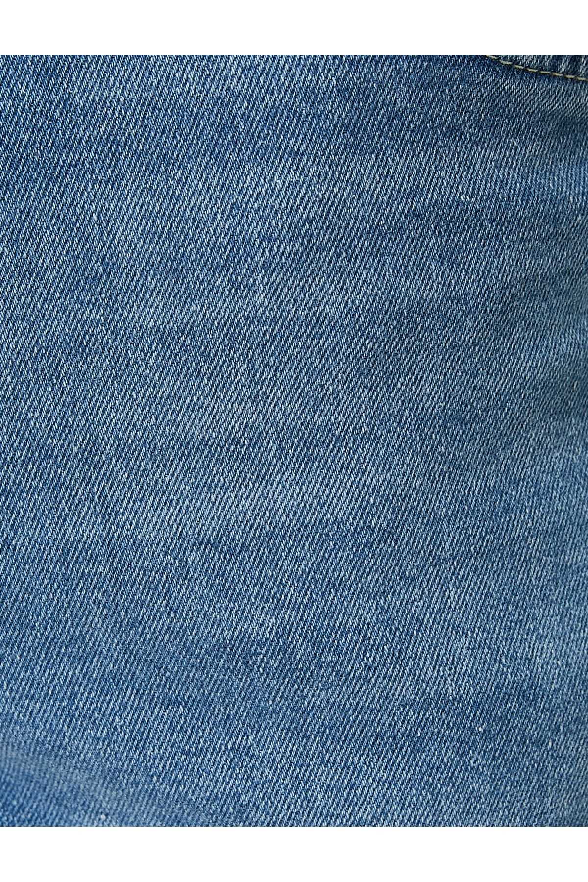 شلوار جین کمری استاندارد دکمه دار لاغر - Michael Jean