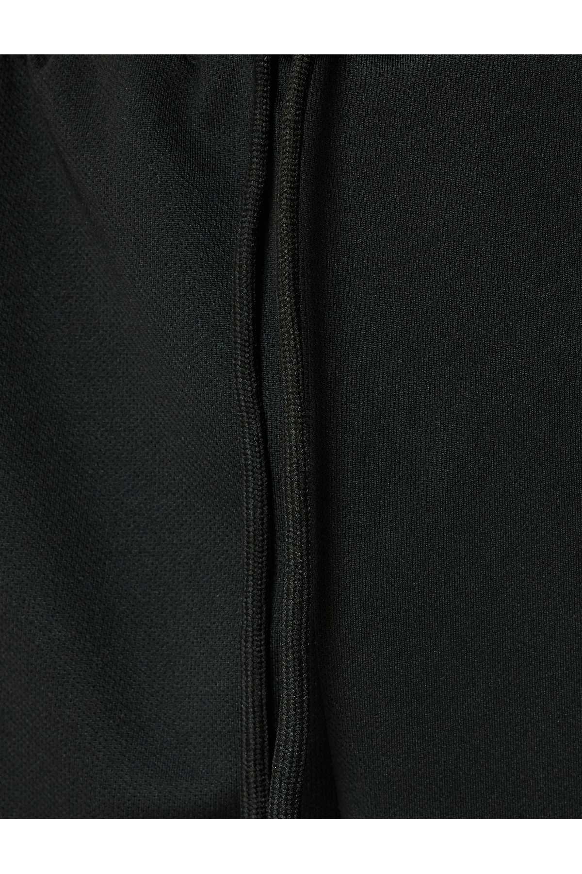 شلوارک اسپرت چاپ توری جیب برمودا کمری با جزئیات