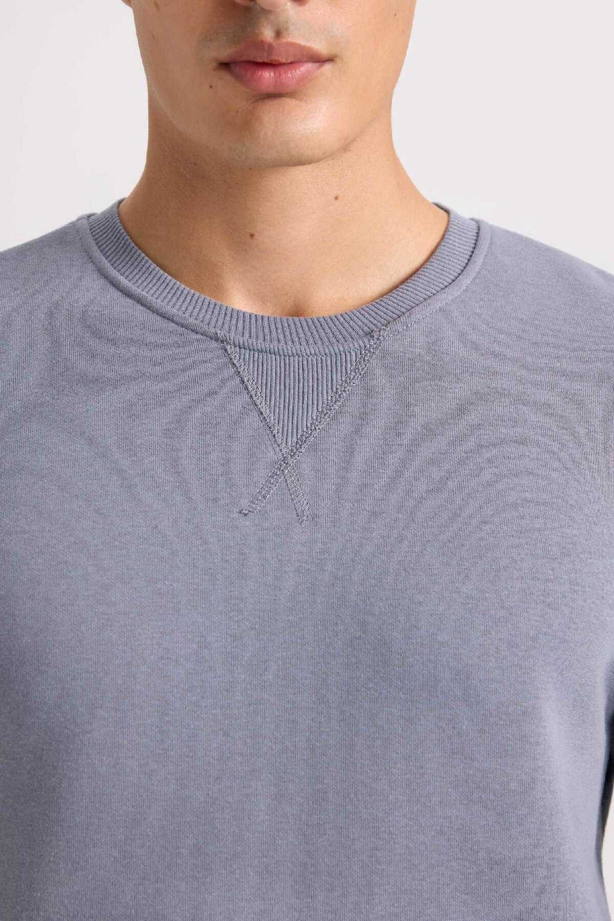 سویشرت ساده و معمولی سبز روشن T3777az24au