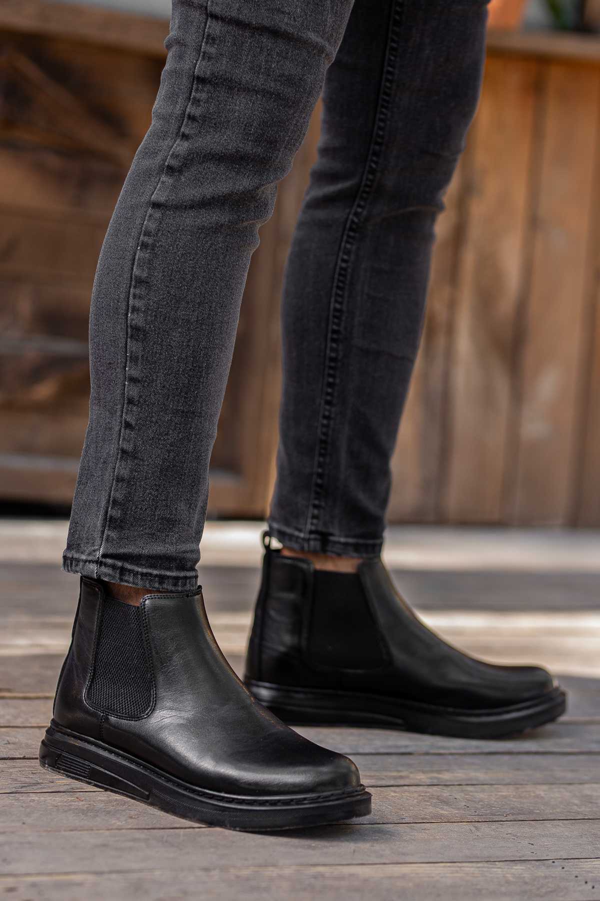 چکمه های مردانه ارتوپدی ضد سرما ارتوپدی روزانه تضمینی D1900