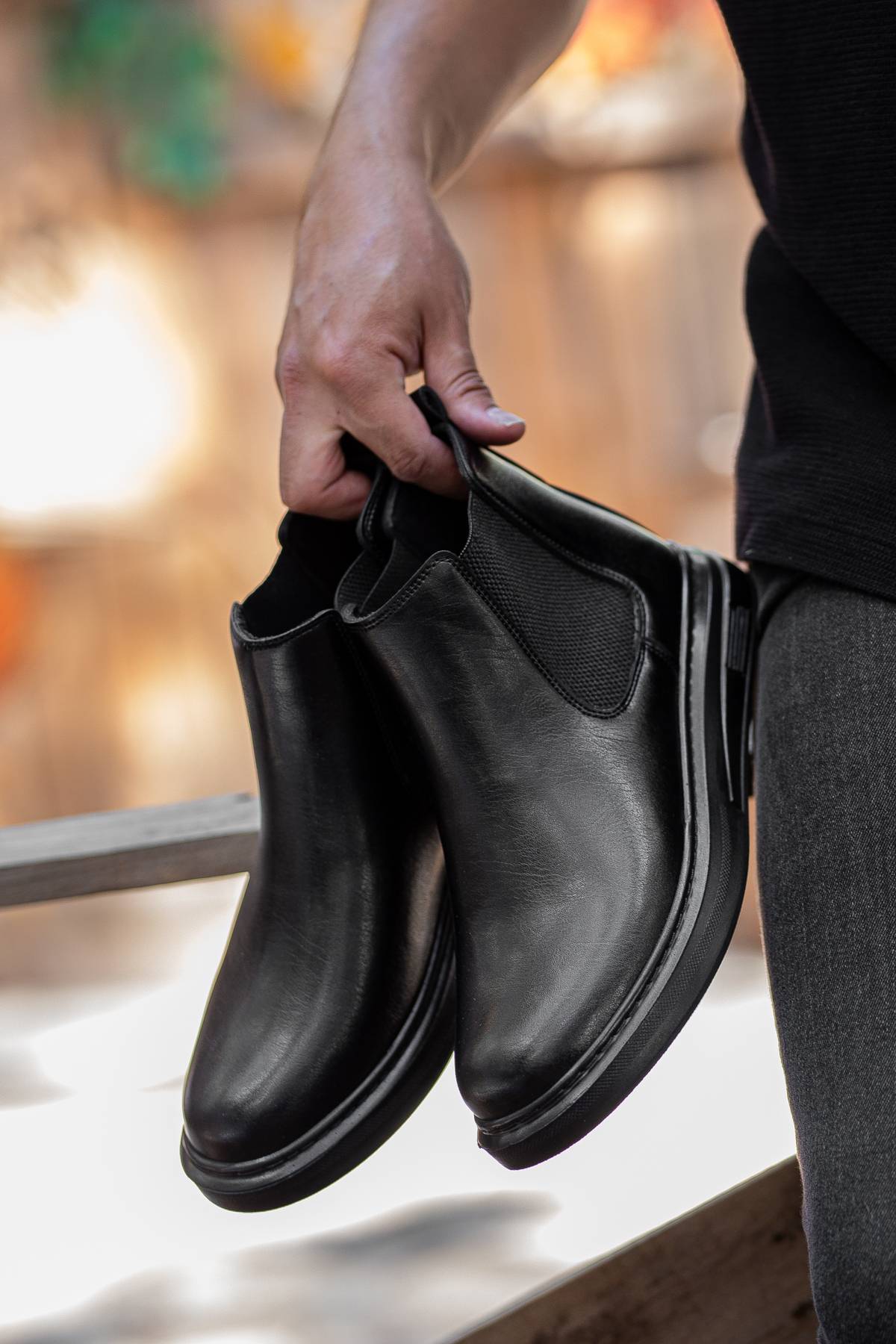 چکمه های مردانه ارتوپدی ضد سرما ارتوپدی روزانه تضمینی D1900