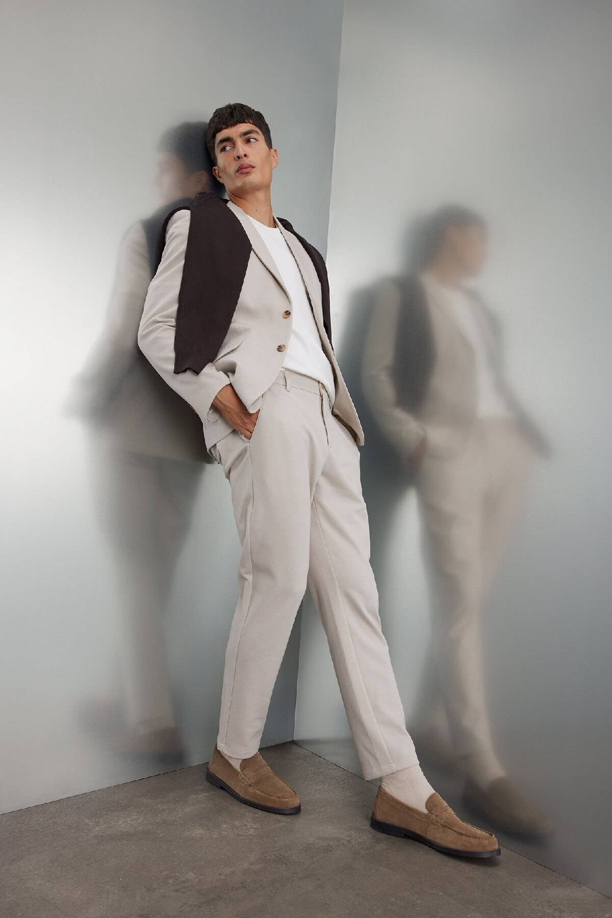 شلوار جیب پایه جیب مسطح PAça D3695AX24AUU