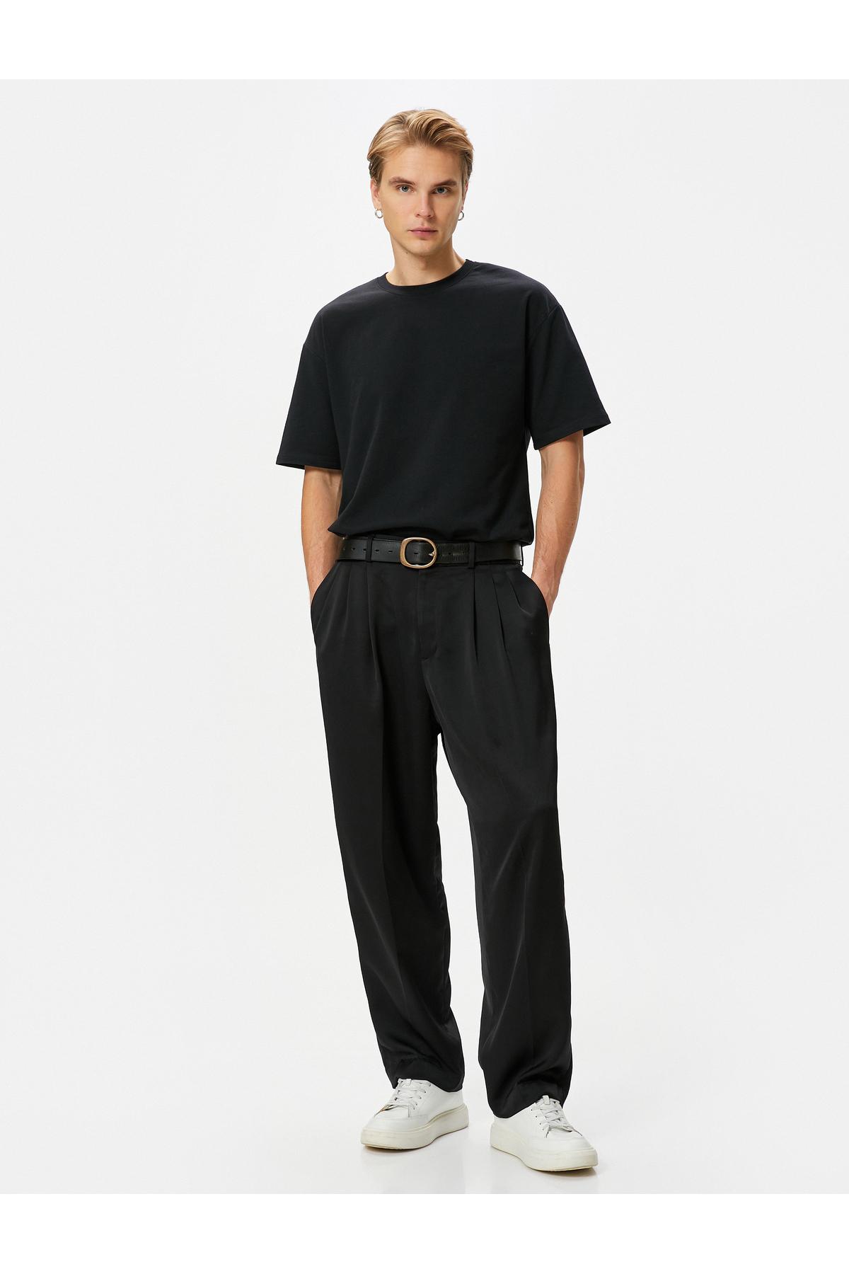 تیشرت پایه آستین کوتاه نخی