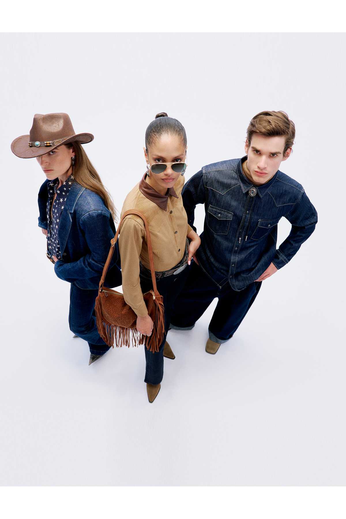 یقه کت جین یقه جیب جزییات پنبه ای