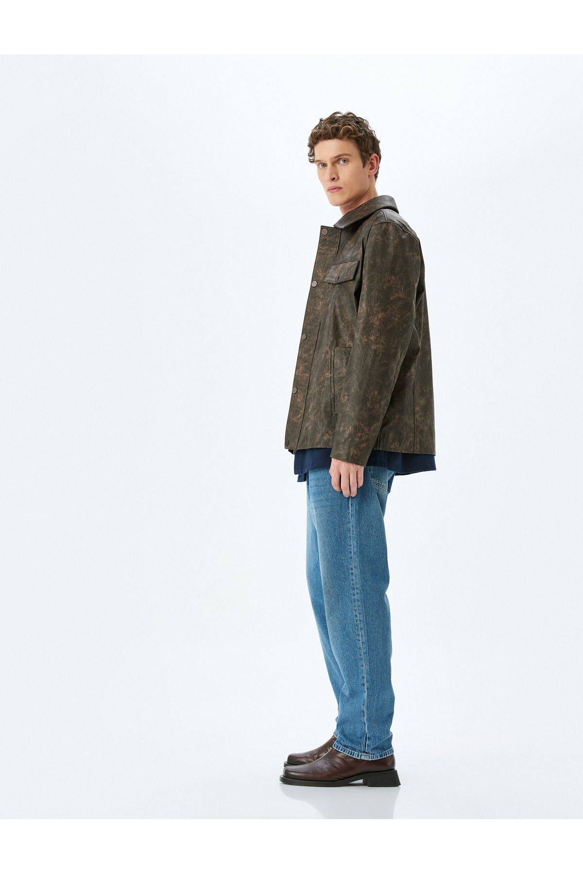 شلوار جین مستقیم پنبه پنبه