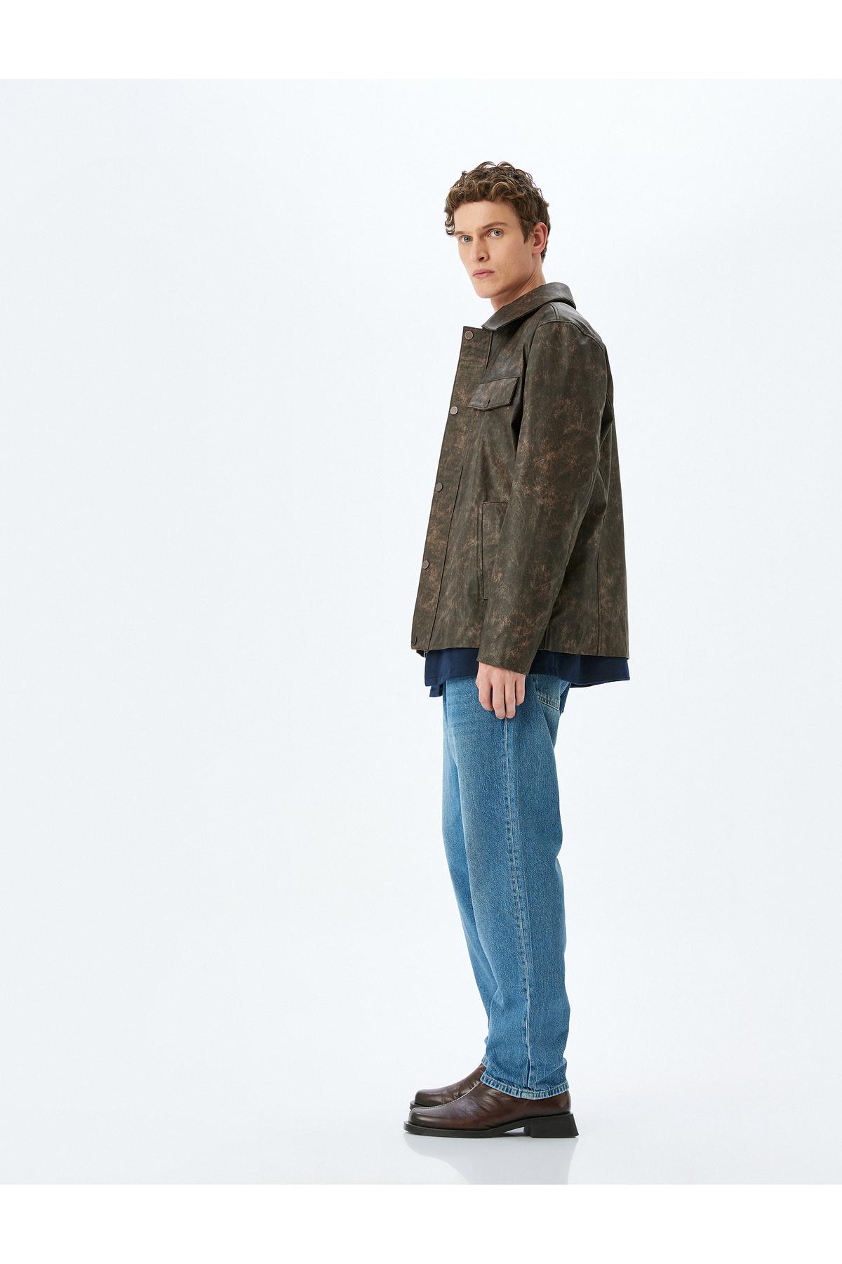 شلوار جین مستقیم پنبه پنبه