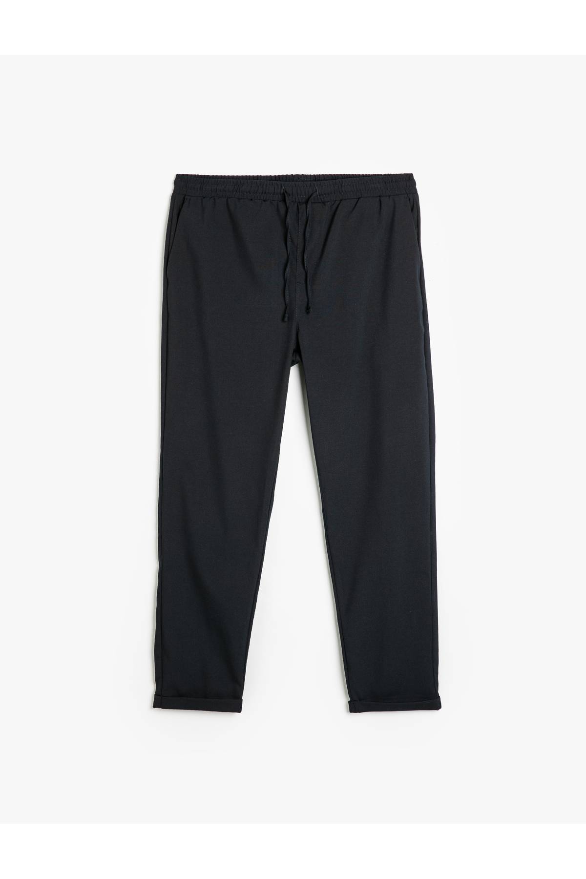 کمر مخلوط ویسکوز شلوار جیب چید