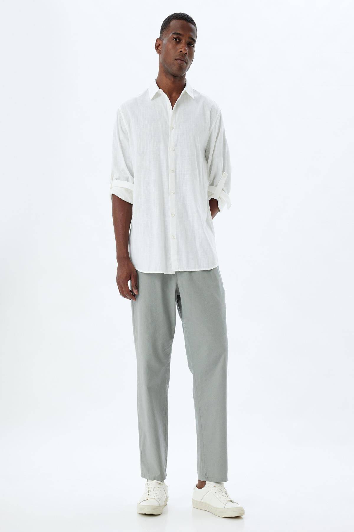 شلوار جین مرد خاکی