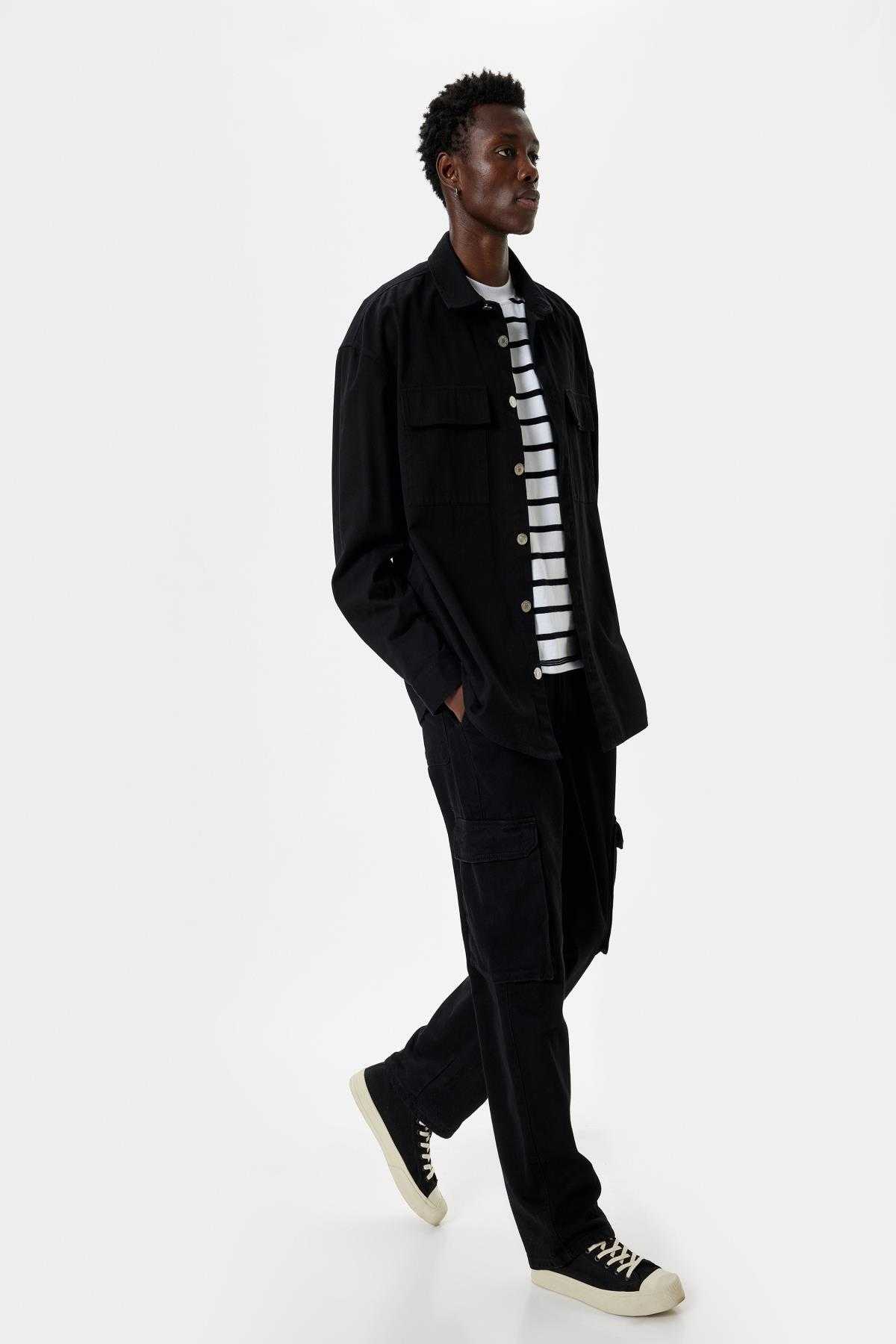 جیب شلوار جین پنبه ای دقیق جیب