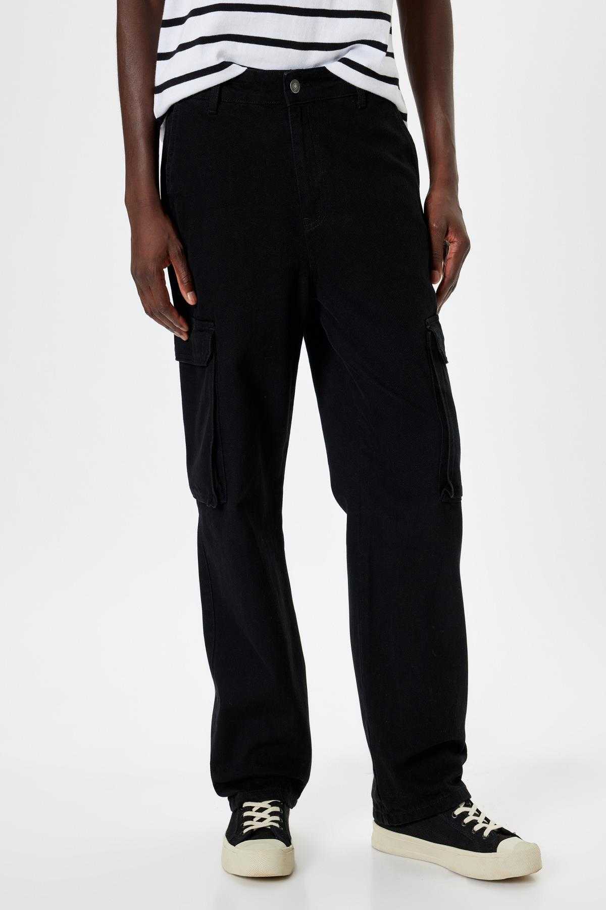 جیب شلوار جین پنبه ای دقیق جیب