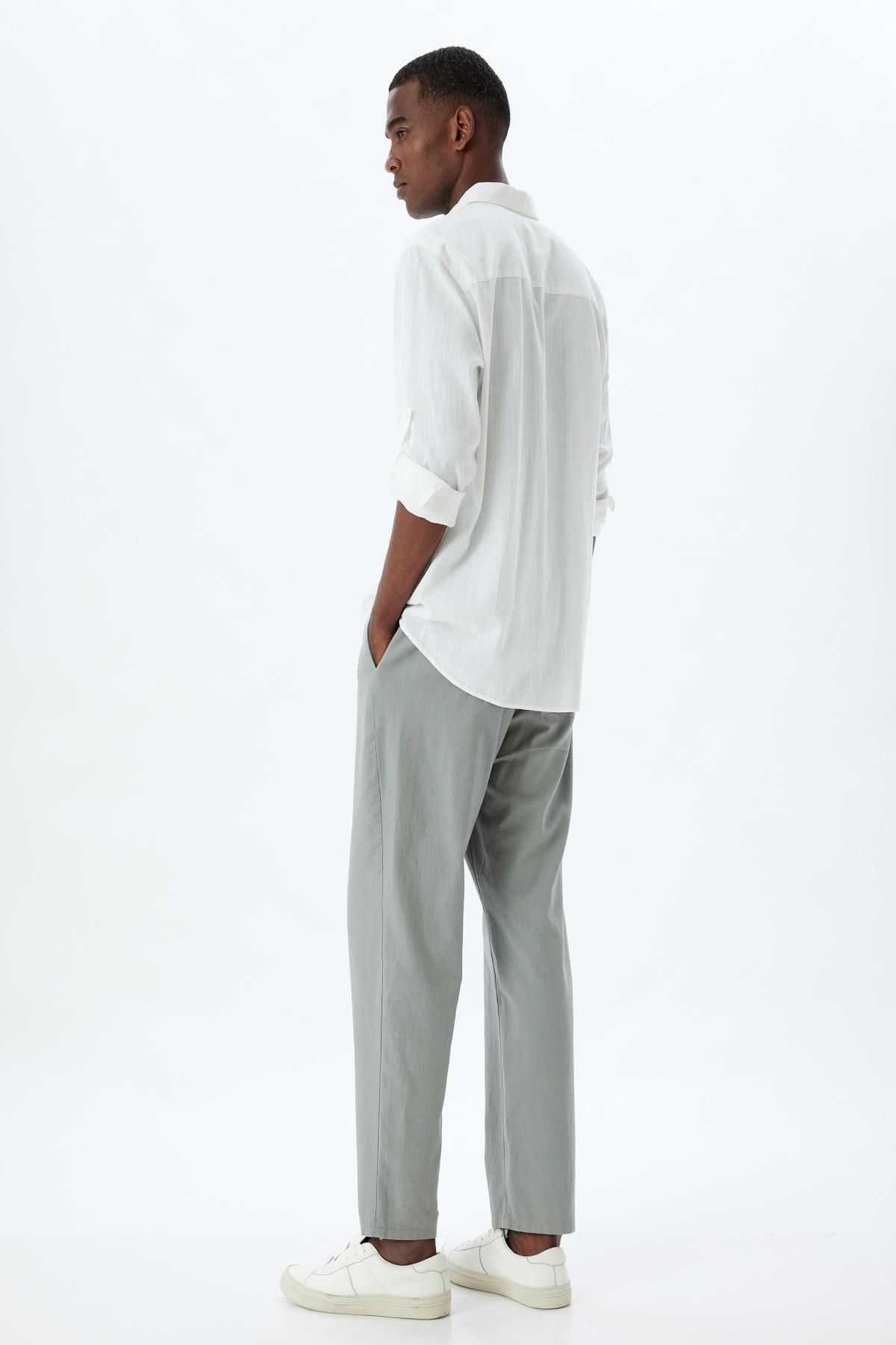 شلوار جین مرد خاکی