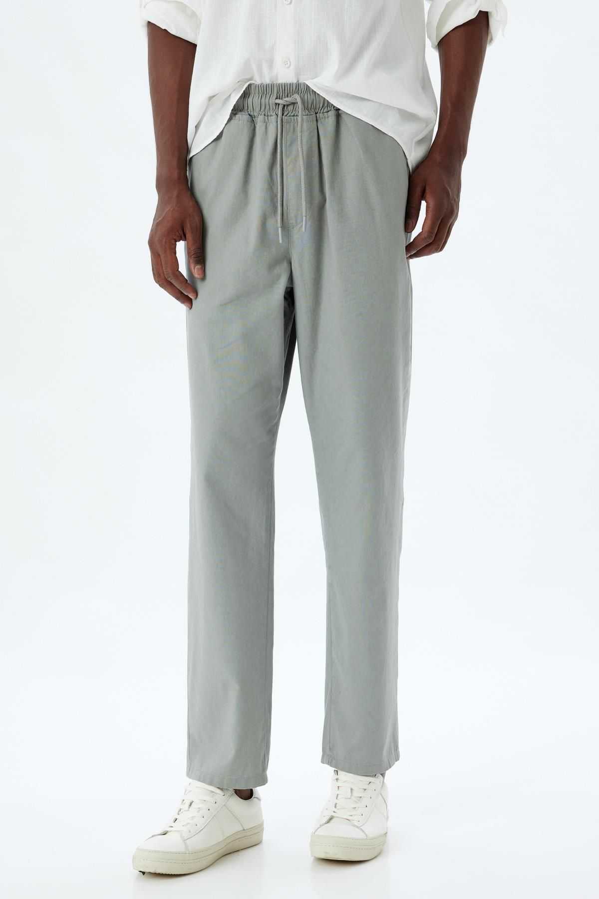 شلوار جین مرد خاکی