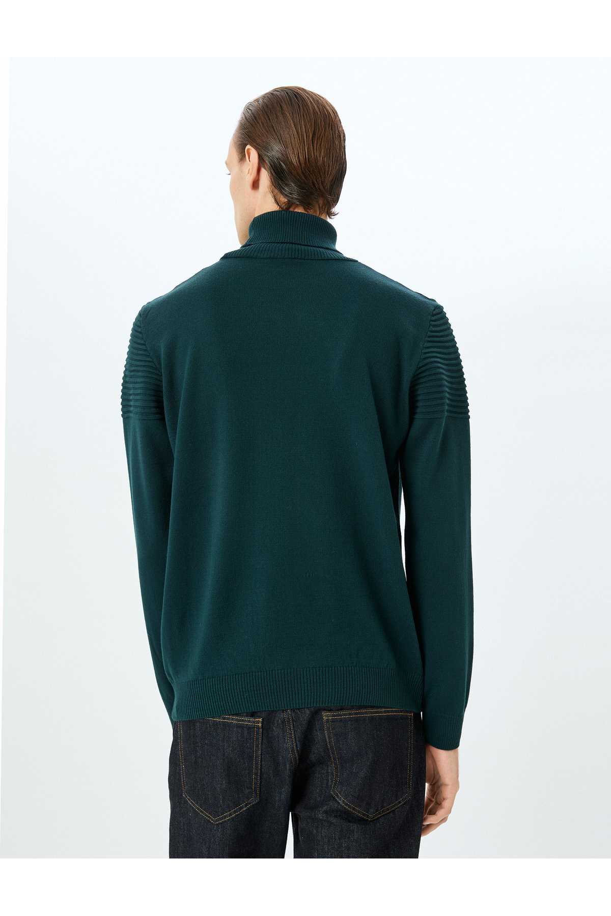 ژاکت بافتنی یقه خدمه