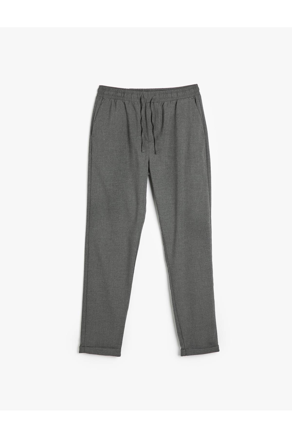 کمر مخلوط ویسکوز شلوار جیب چید