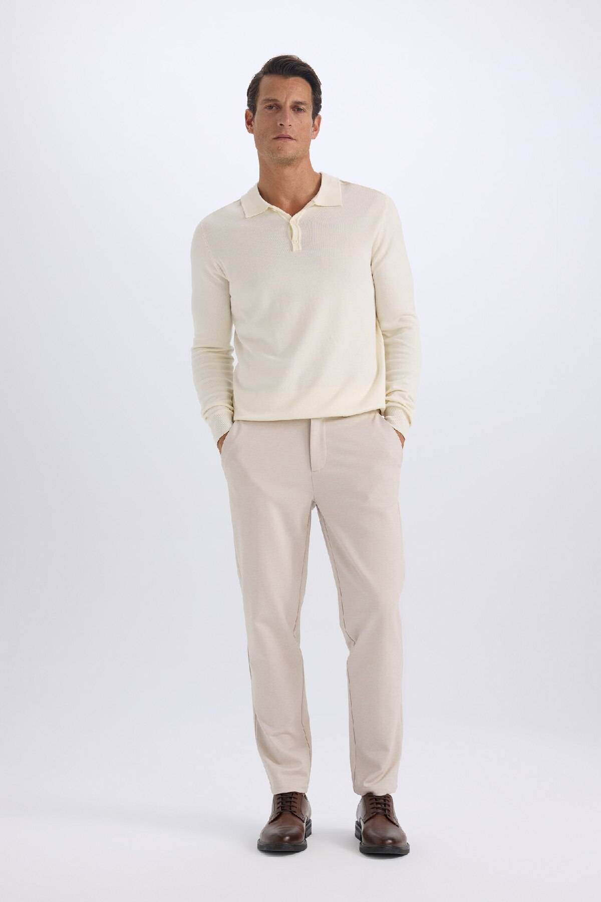 شلوار Jogger پایه صاف جیب ساده