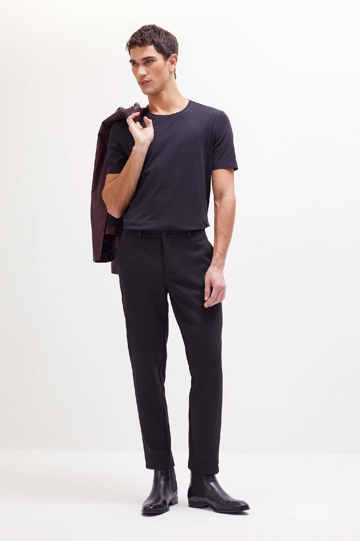 شلوار Jogger پایه صاف جیب ساده