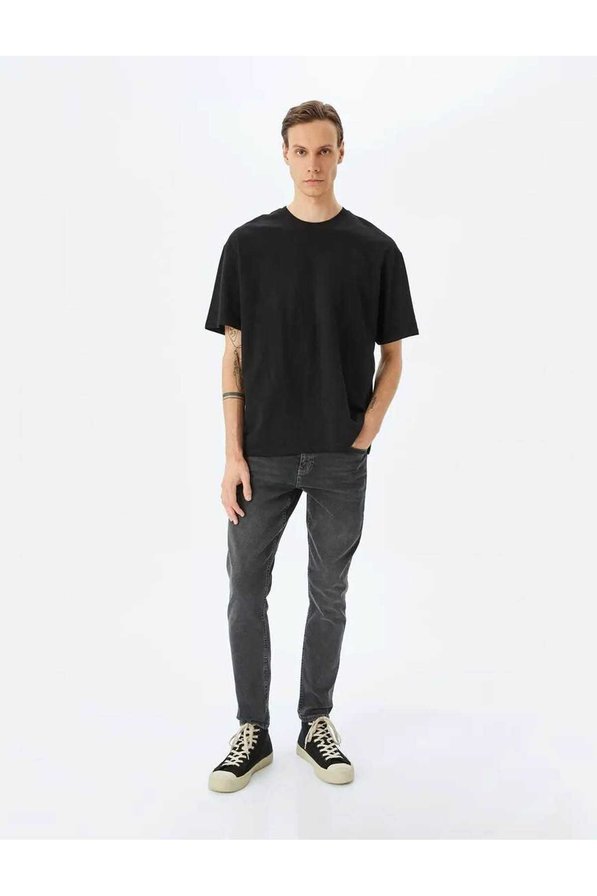 Slim Fit Brad Jean Antracite مردان شلوار جین 5SAM40027nd