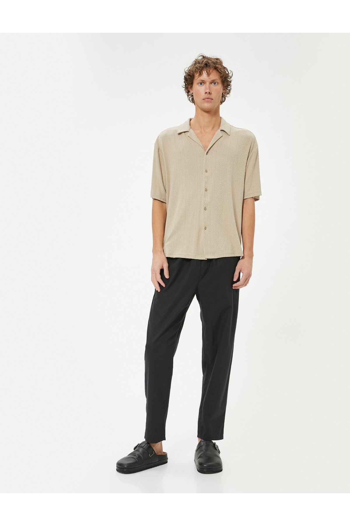 شلوار جین مرد خاکی