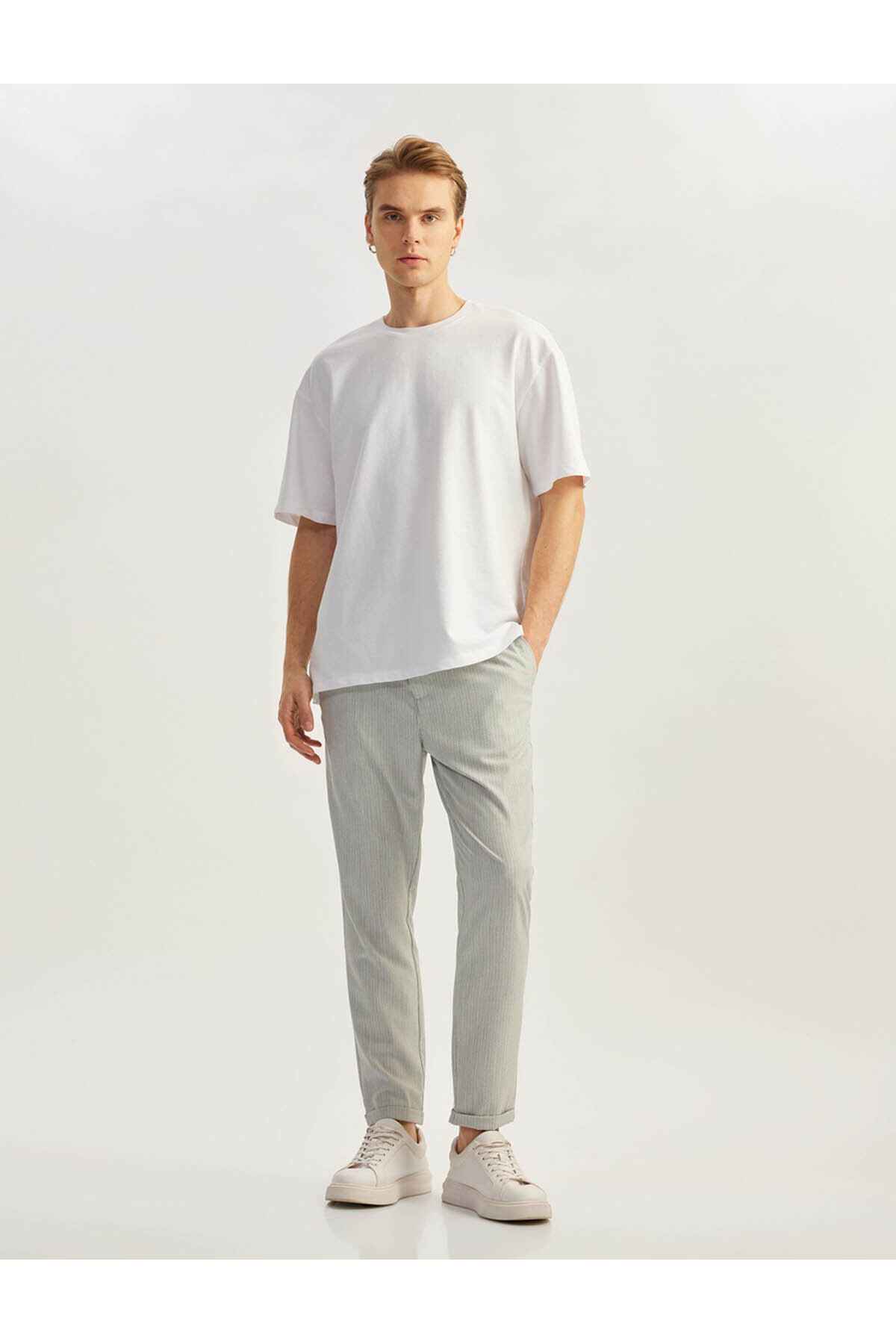 تاشو پاشا ویسکوز مخلوط کمر کمر لک لک لک مناسب شلوار تابستانی